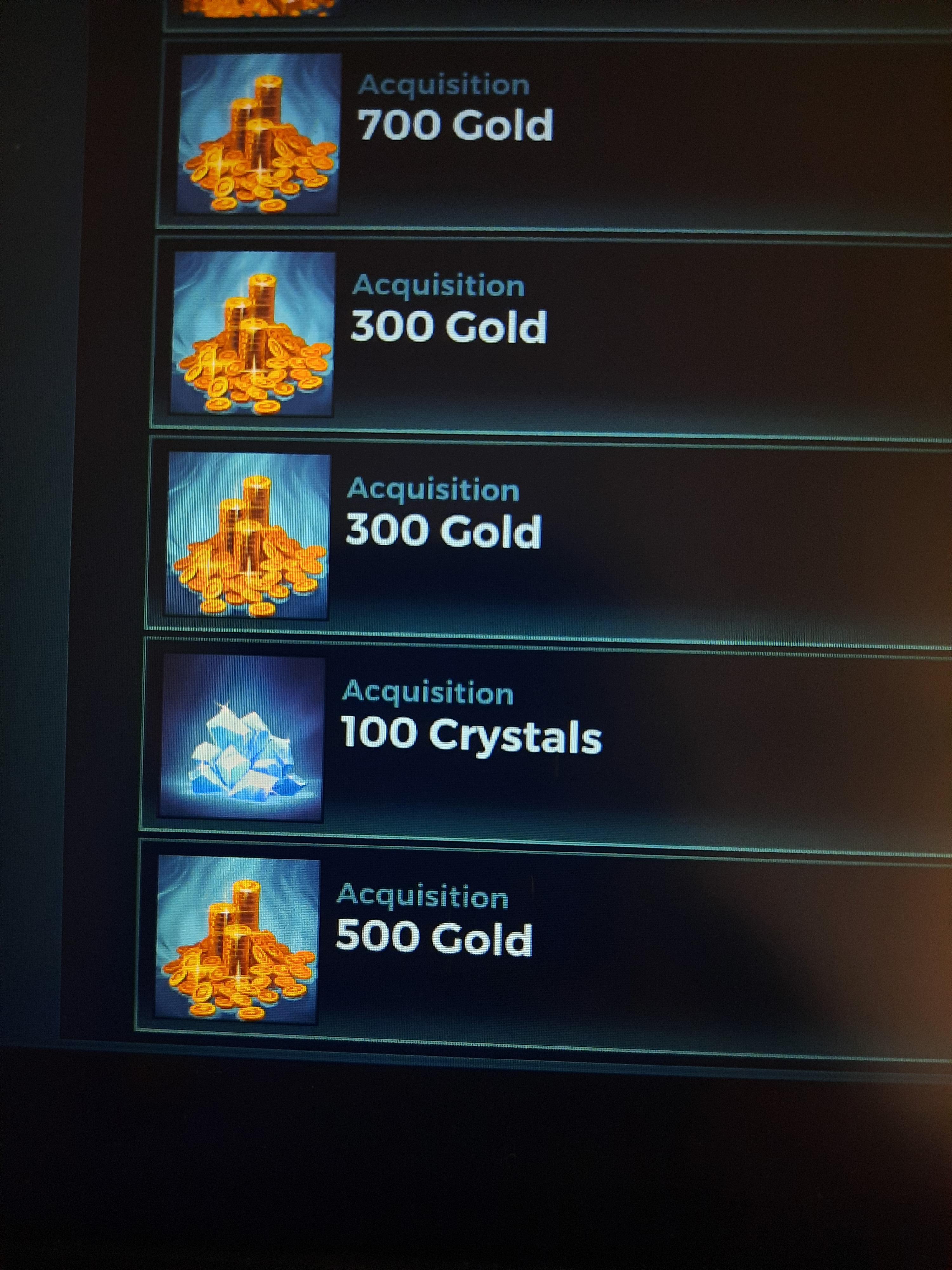 Paladins gave me 100 crystals instead of 50 for the 50 crystals trial