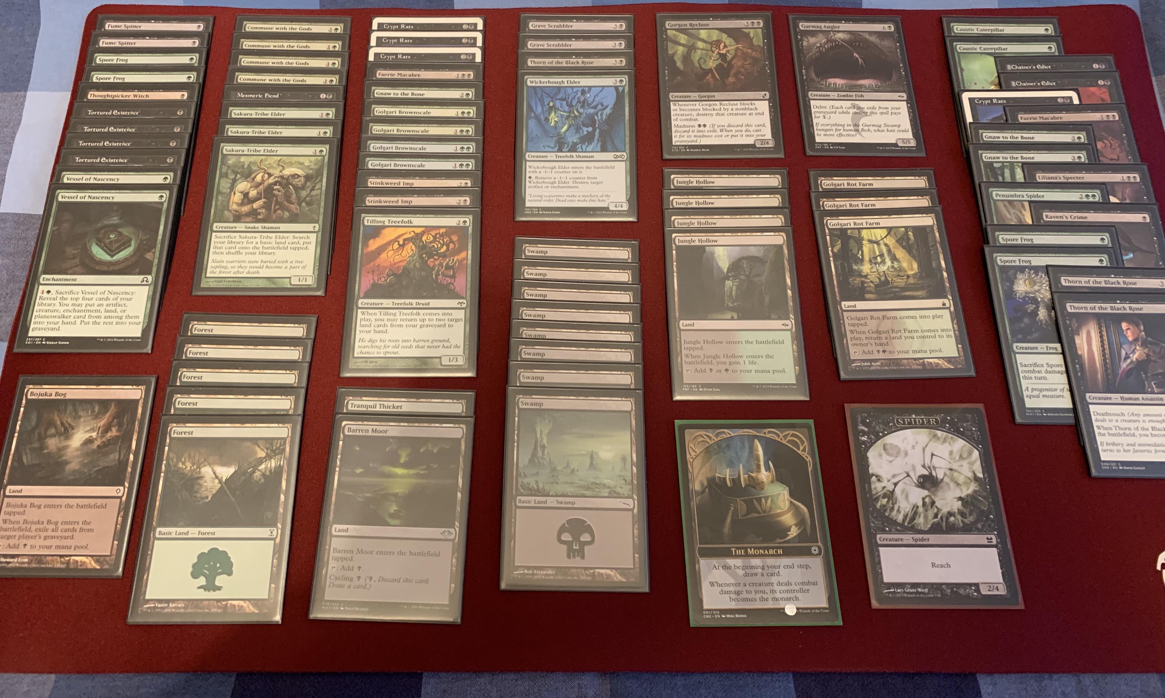 My first ‘proper’ pauper deck all ready for after lockdown! r/Pauper