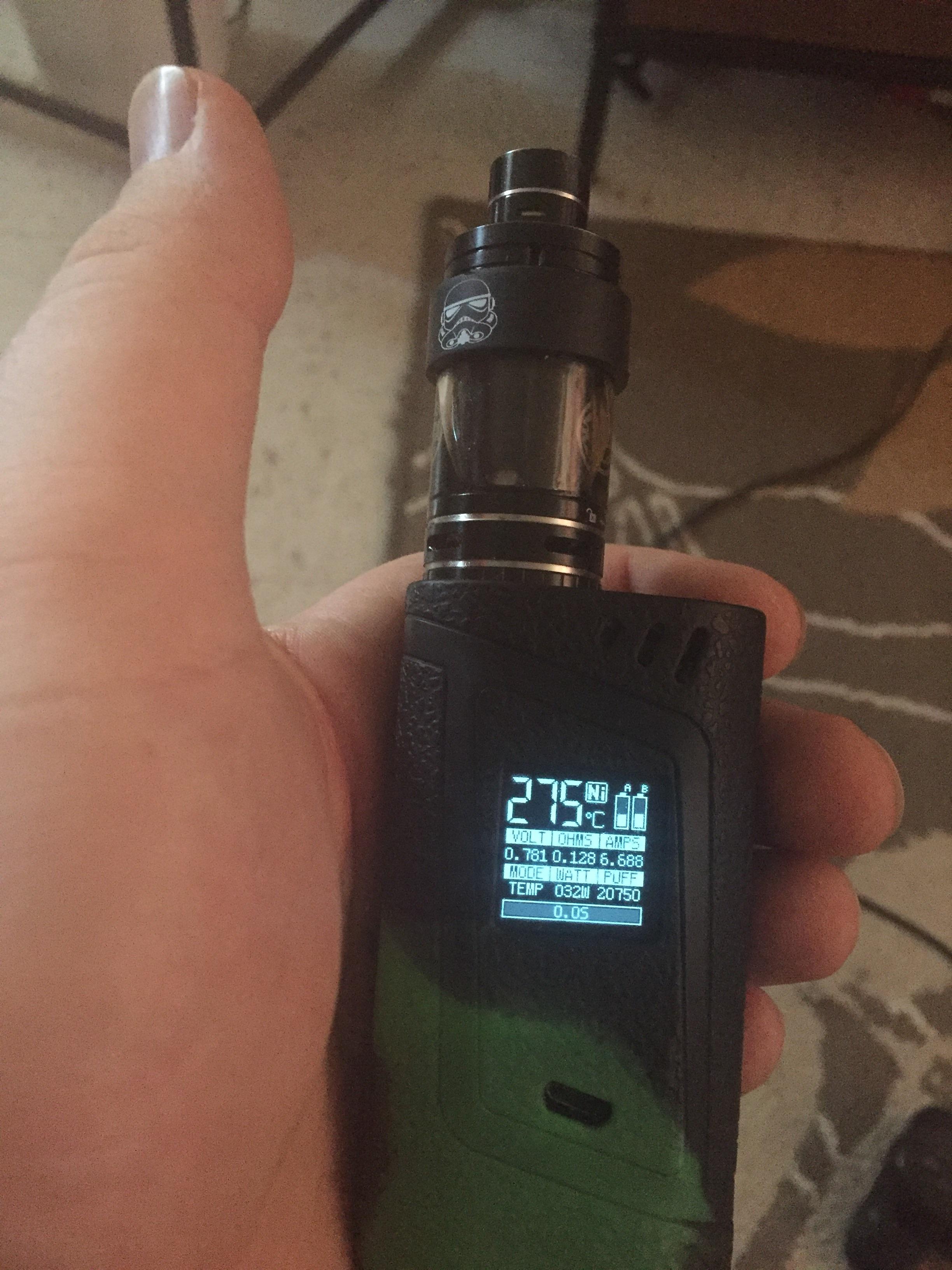 My first success trying a TC build with my Smok Alien. Cooler vape but