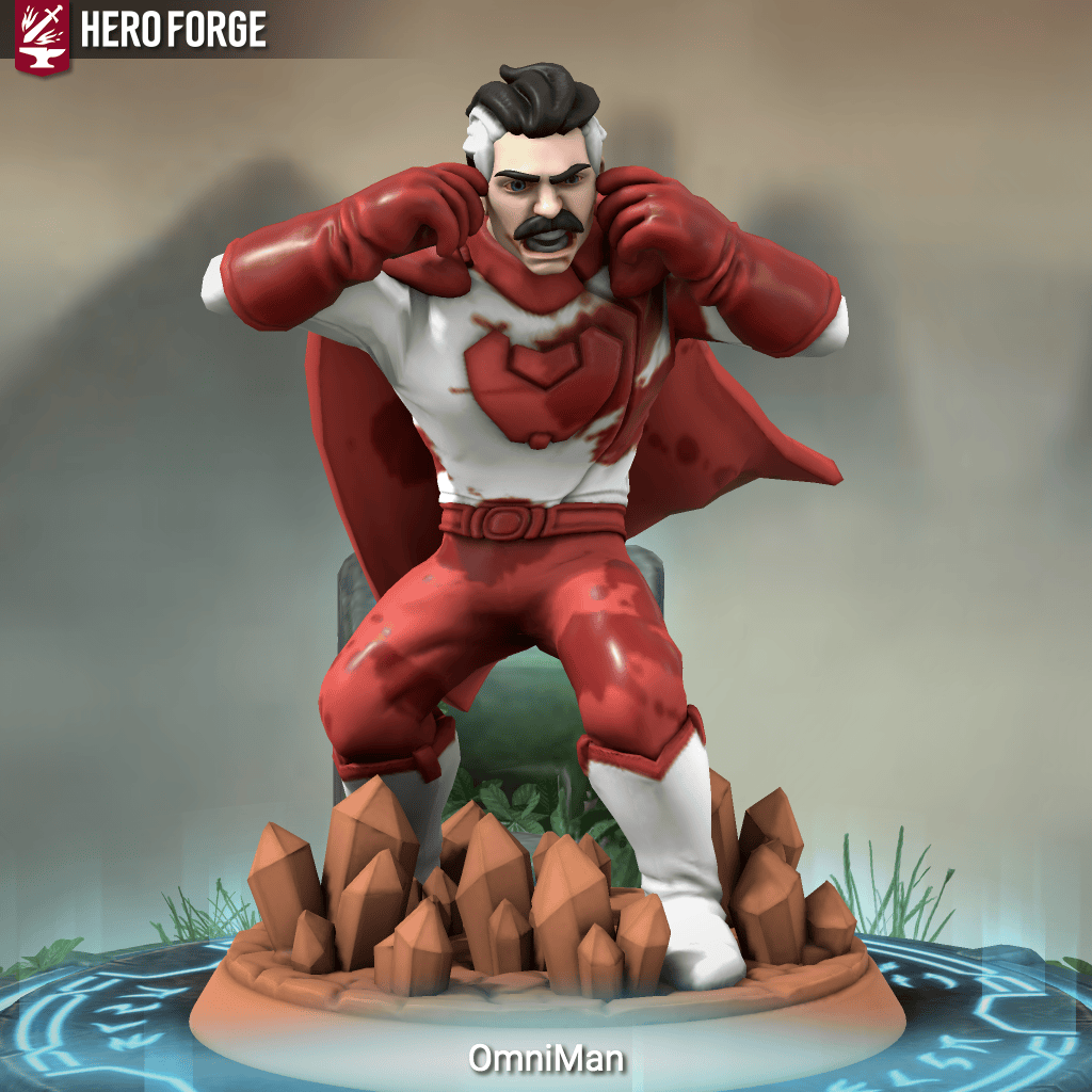 IF PEOPLE KEEP CREATING MINIS OF OMNIMAN, THEN THE MEME WON'T DIE