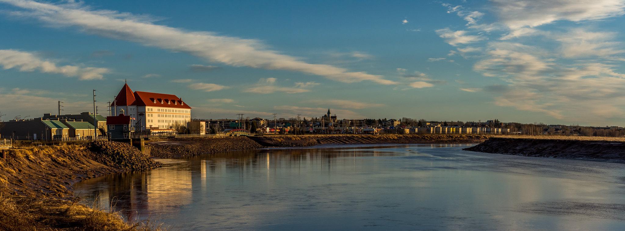 (photo de francophonie) Rivière Petitcodiac à Moncton, Nouveau