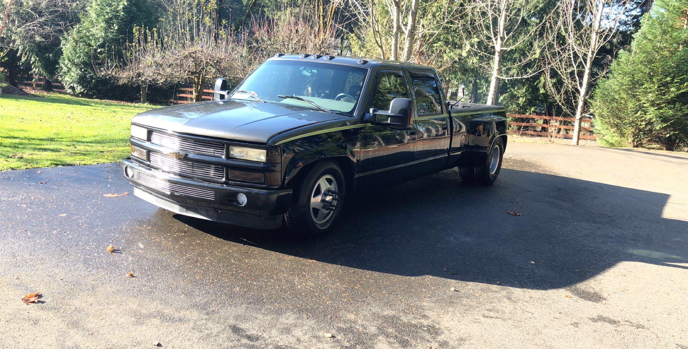 My new Cummins swapped 96 Chevy dually r/Chevy