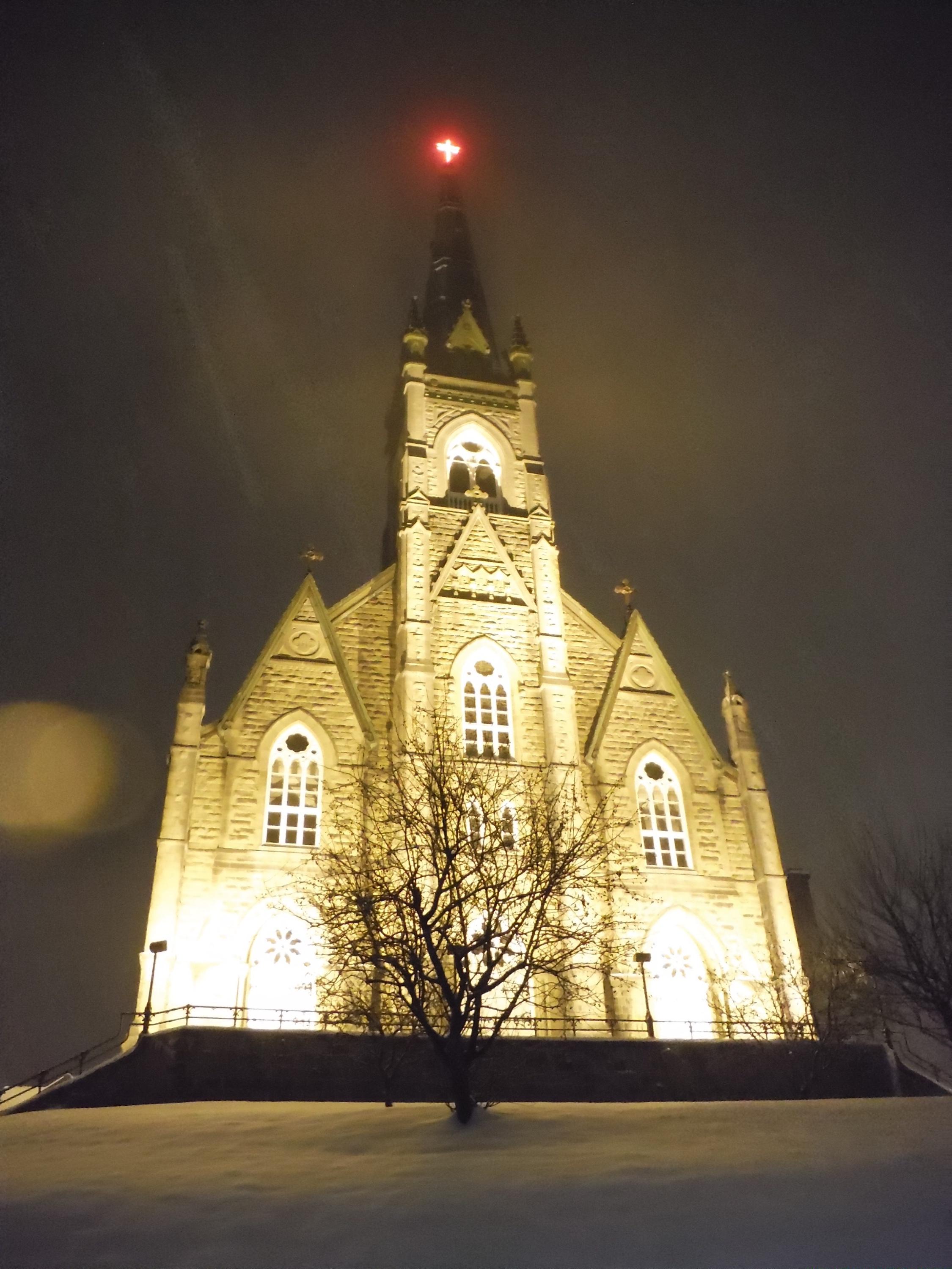 This basilica in the small town of Miramichi, New Brunswick. r