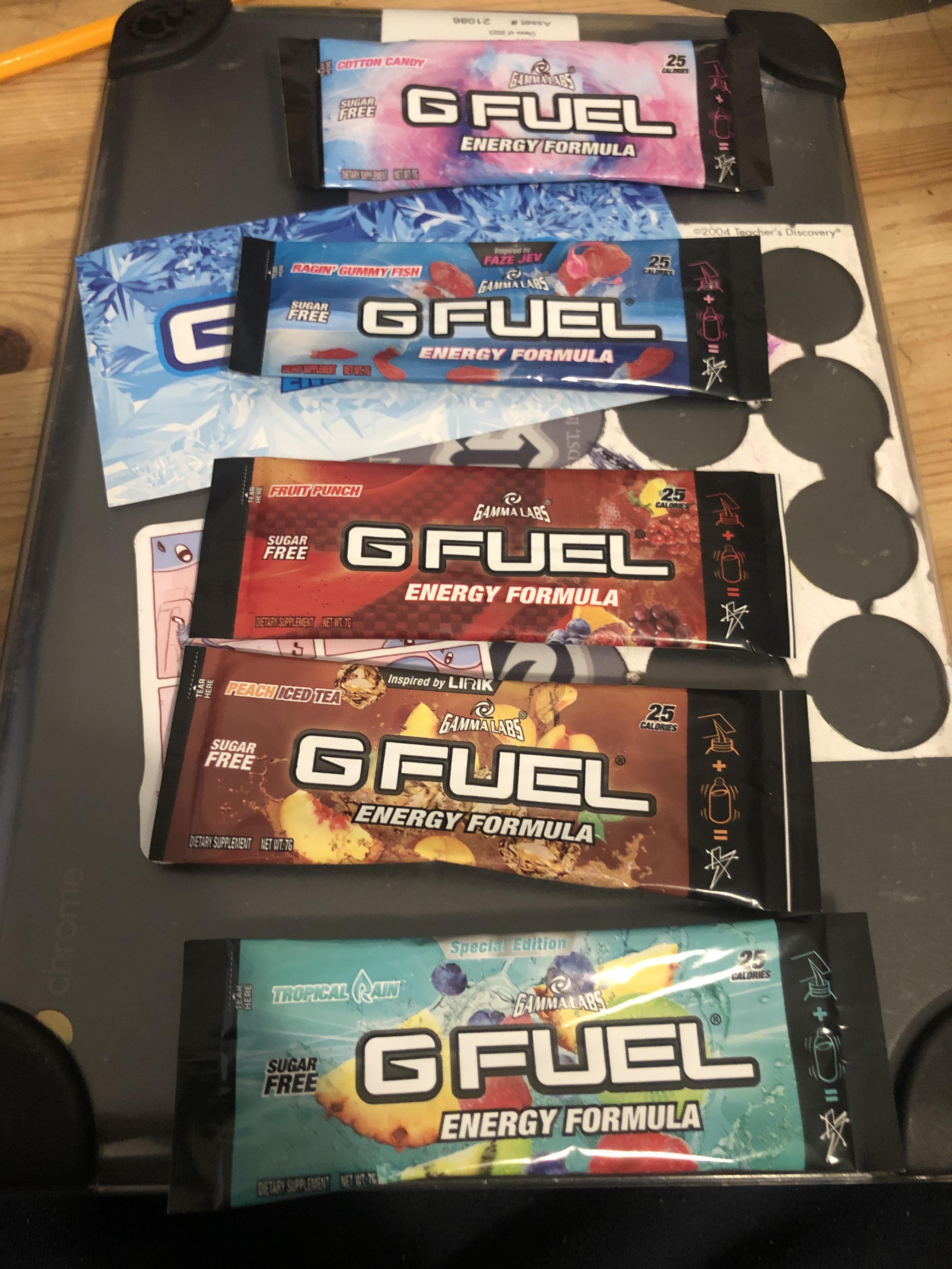 Just got a gfuel starter pack. Anyone know how much caffeine in a