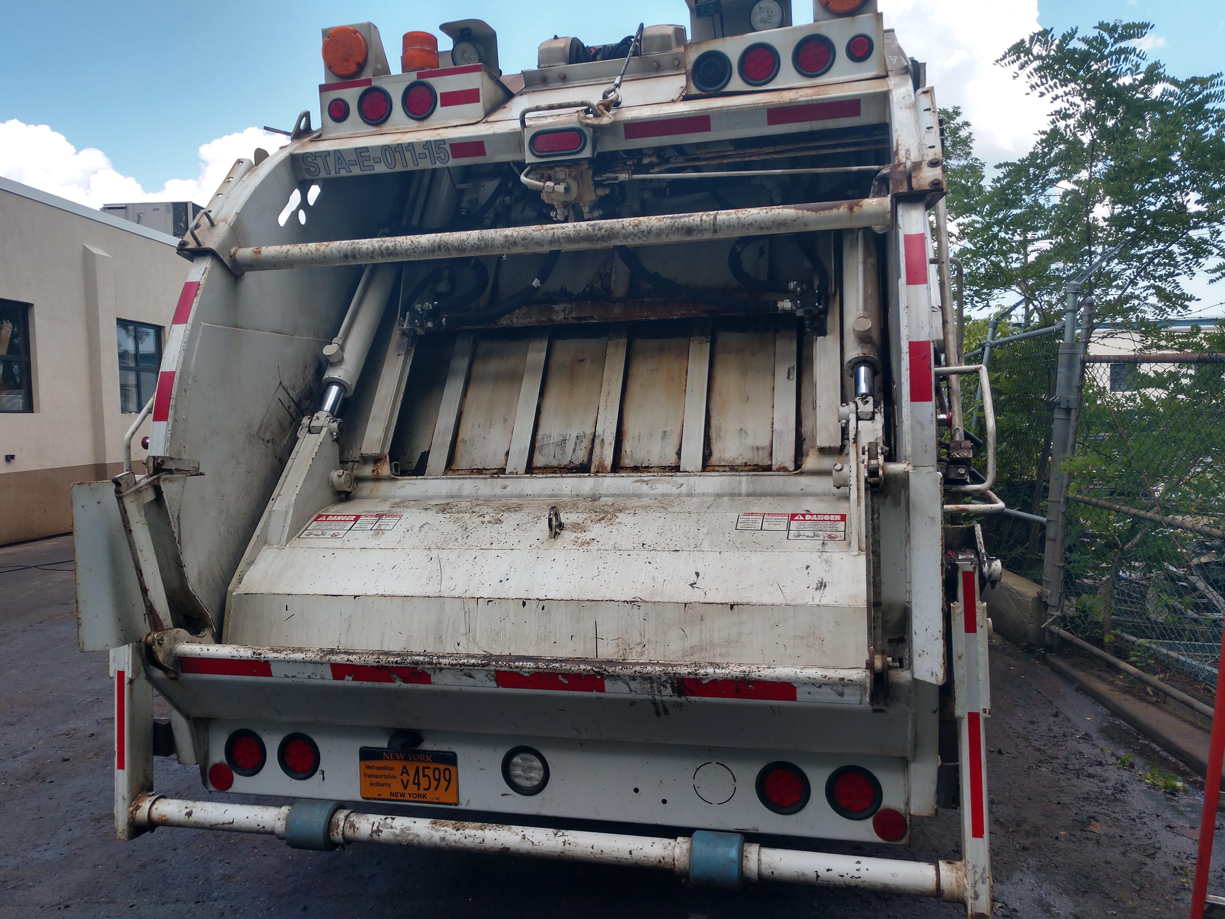 My office today. Why do the garbage trucks only come in in the summer