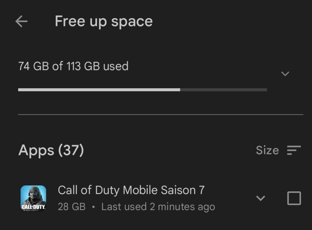Why does Codm take so much space? r/CallOfDutyMobile