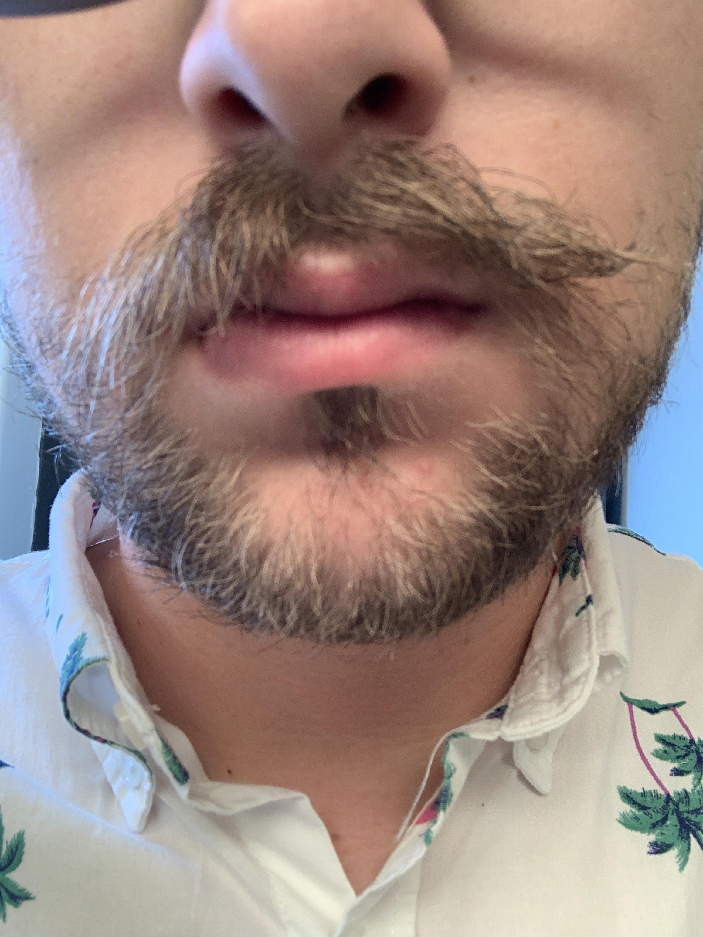A little wax goes a long ways. r/Moustache