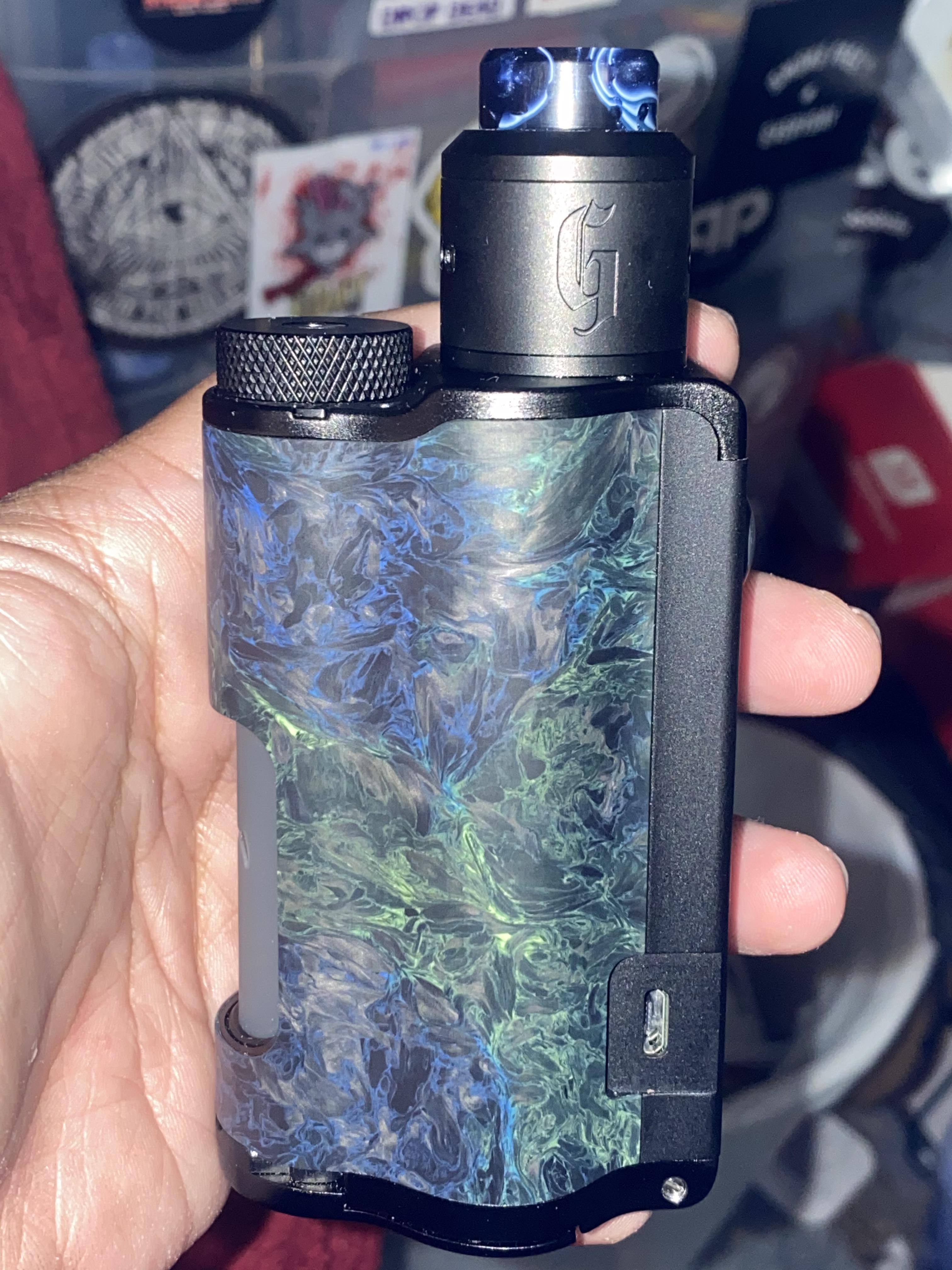 Vape 📬! My new Custom Drip Tips arrived today from Half Moon Mods. This new Drip Tips makes this