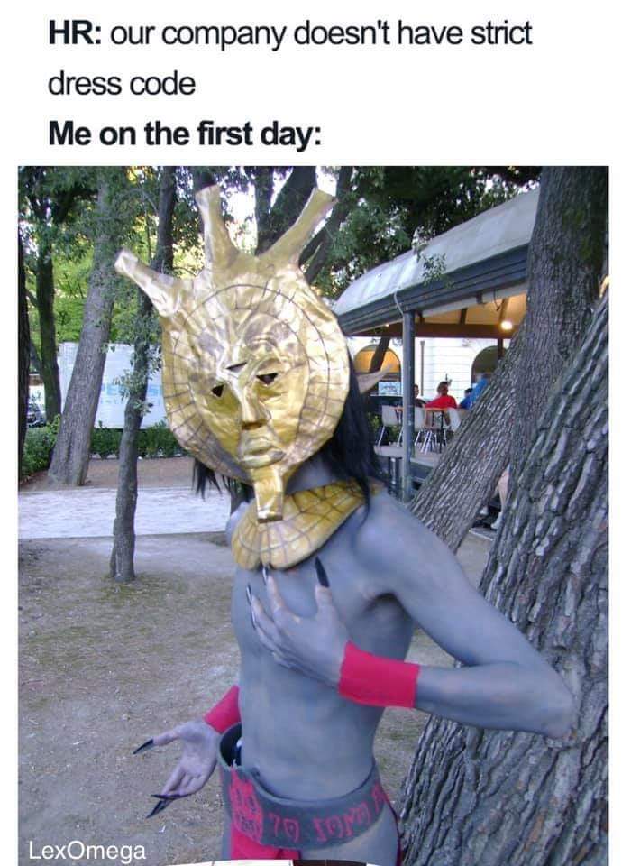 Don't ever tell me about the lax dress code r/Morrowind