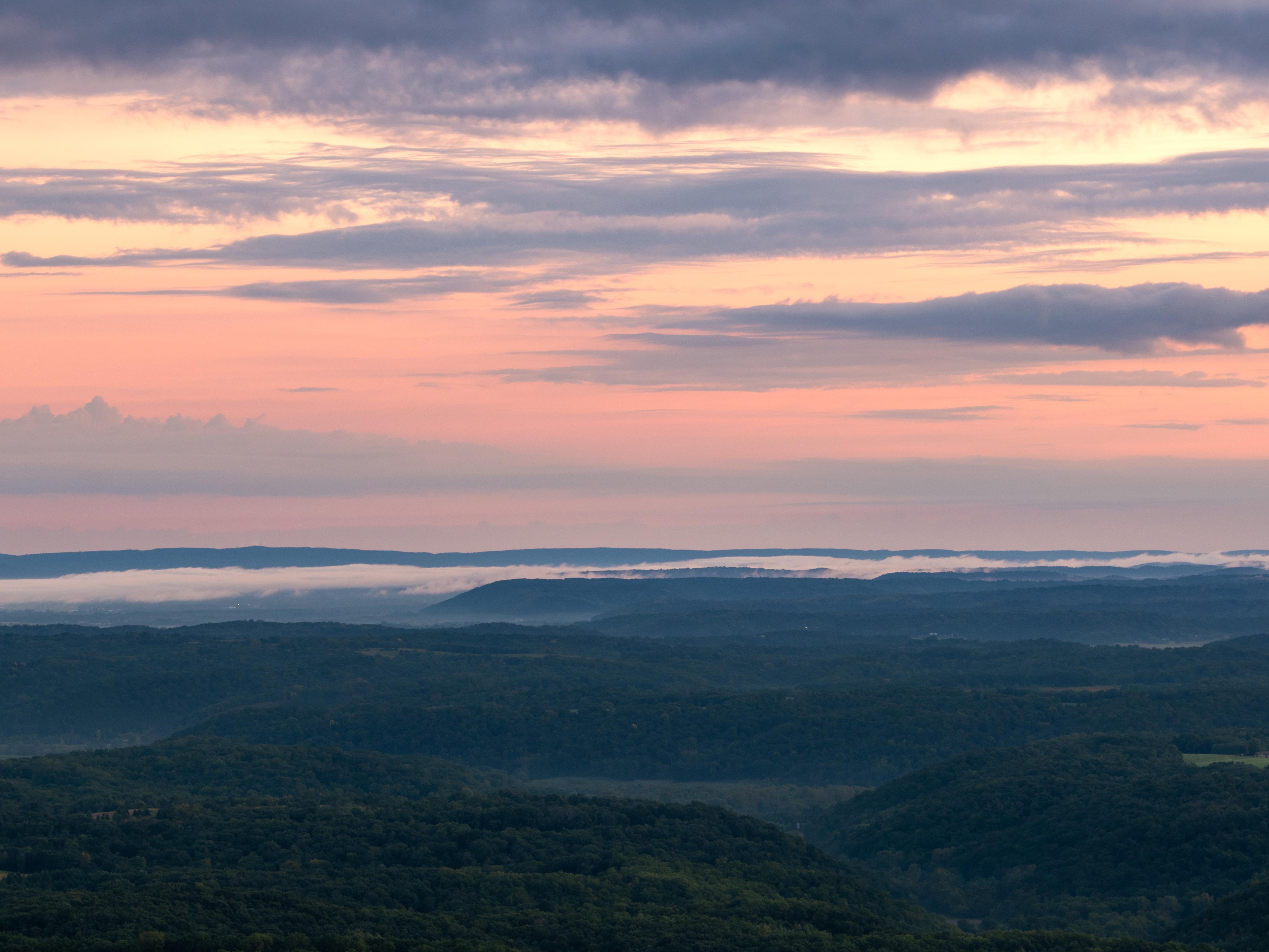 View of Devil's Lake State Park (I think) from Blue Mound State Park