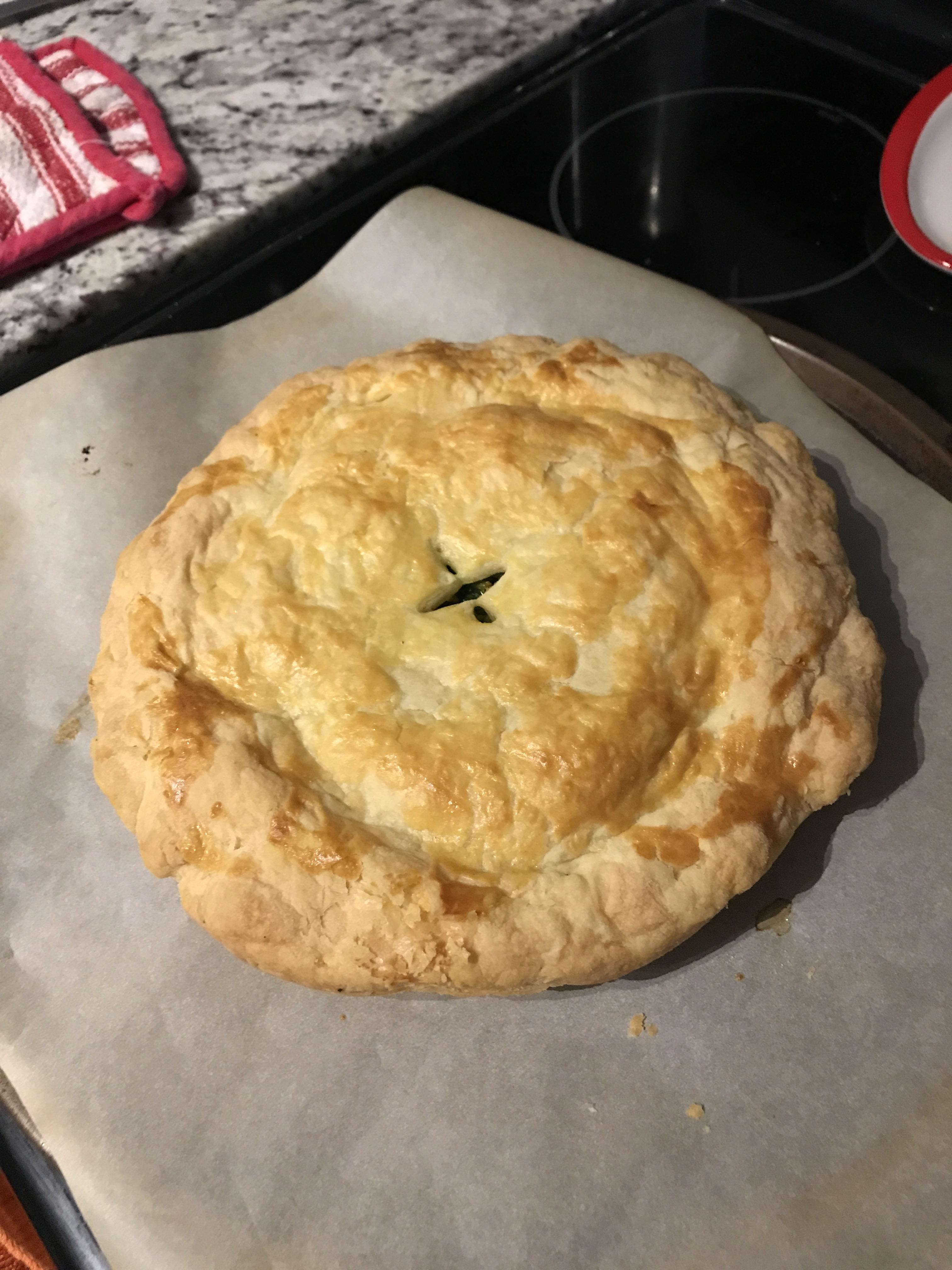 Puff pastry veggie pie! r/vegetarian