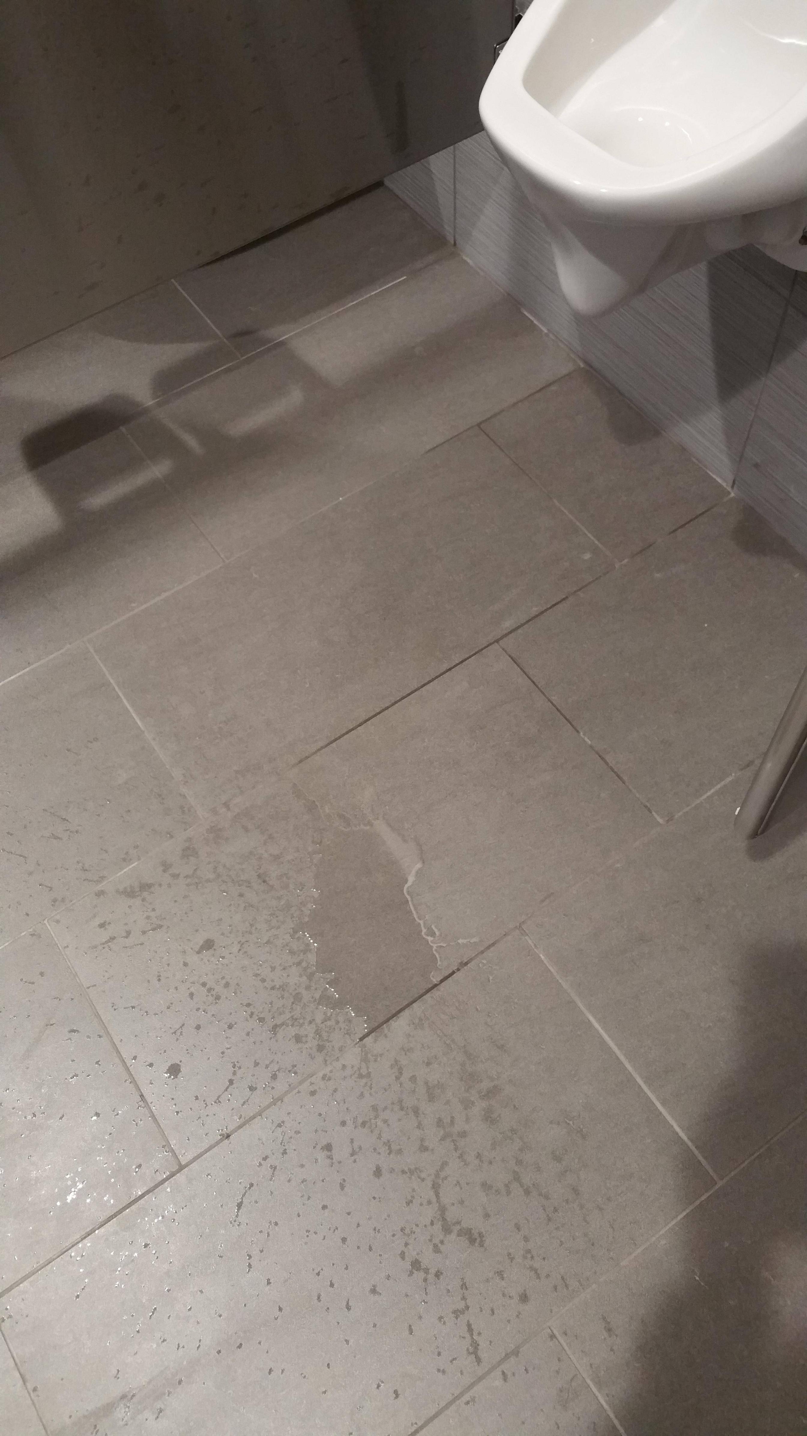 piss on public bathroom floor r/mildlyinteresting