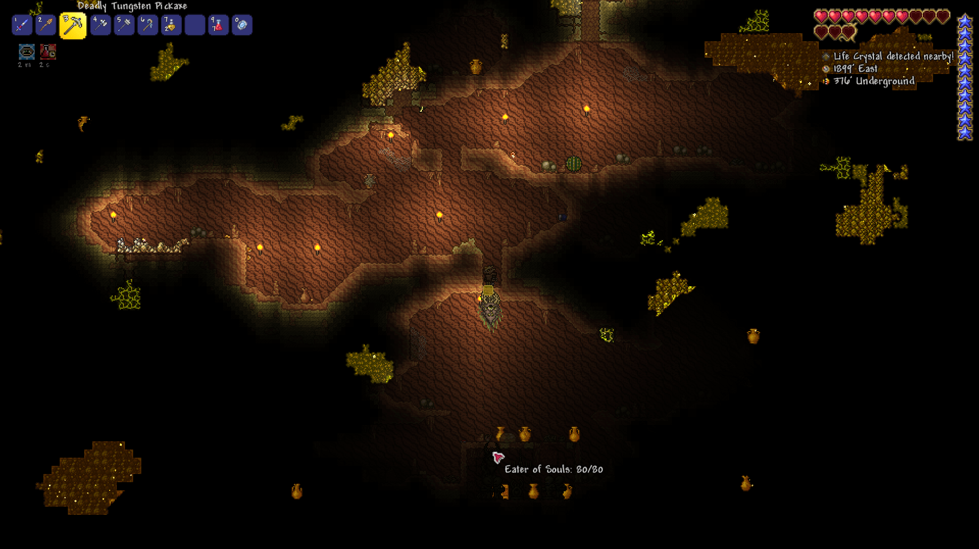 Several Eater of Souls found in underground desert on Crimson world r