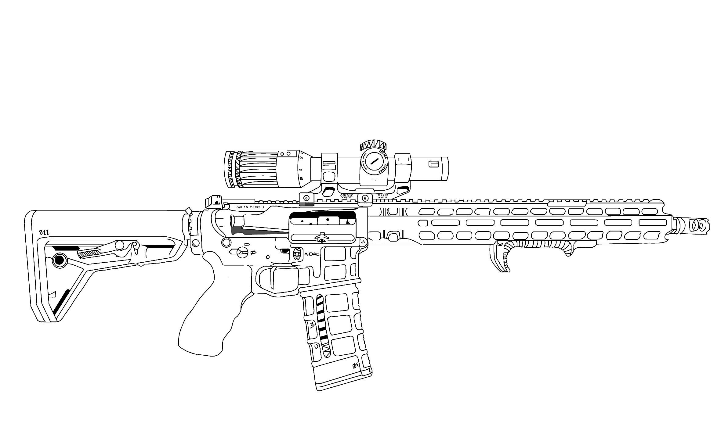 Ar 15 Coloring Pages [2025]