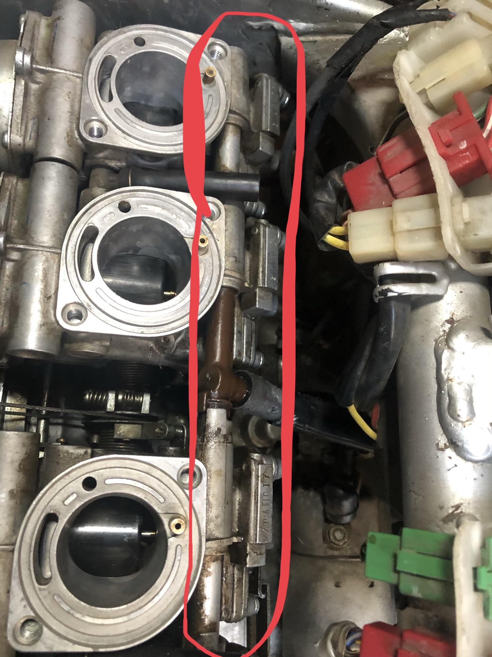 1989 CBR600F1 carbs leaking gas, do I need a full rebuild if this is