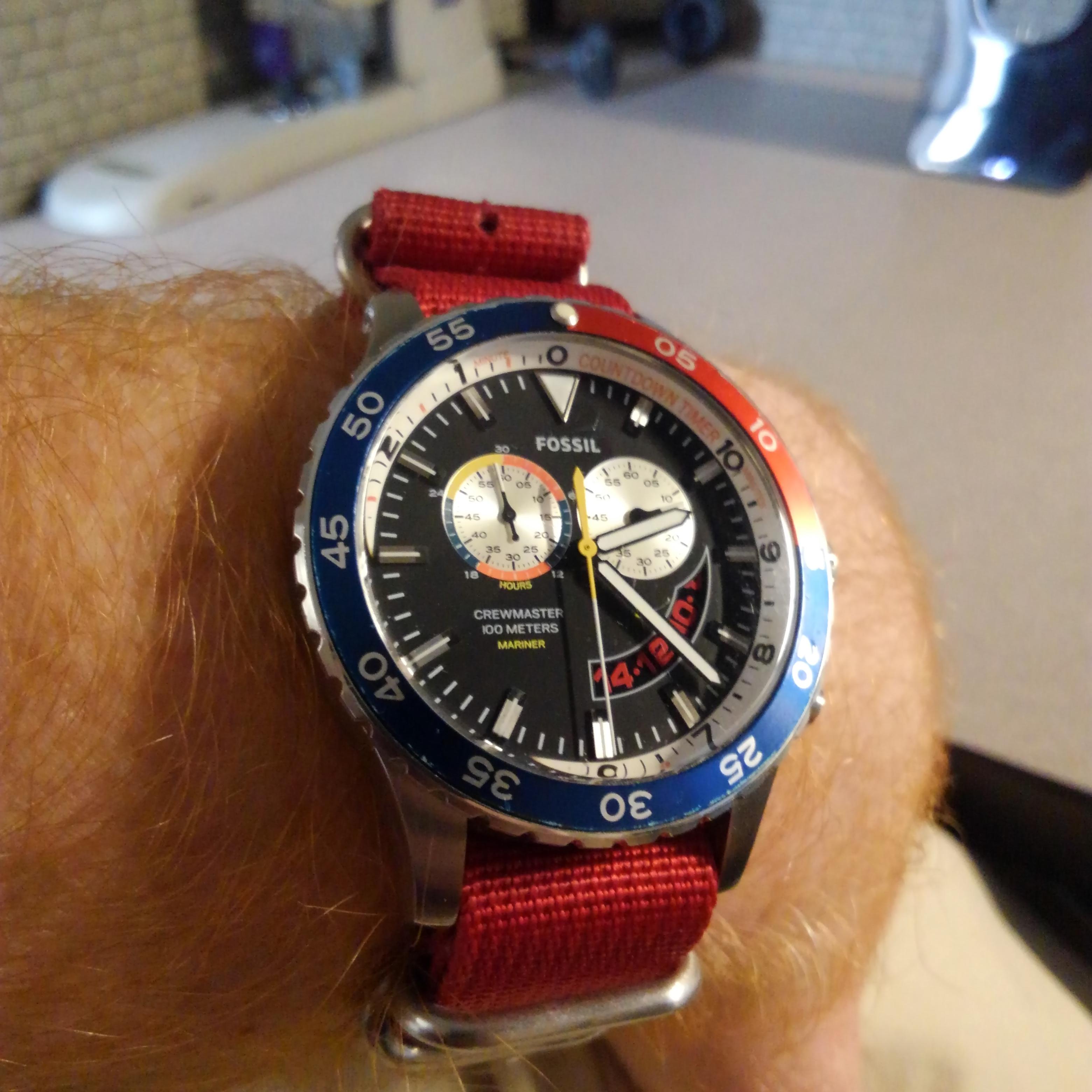 [Fossil Crewmaster Mariner Chronograph] Do y'all do Fossils in here