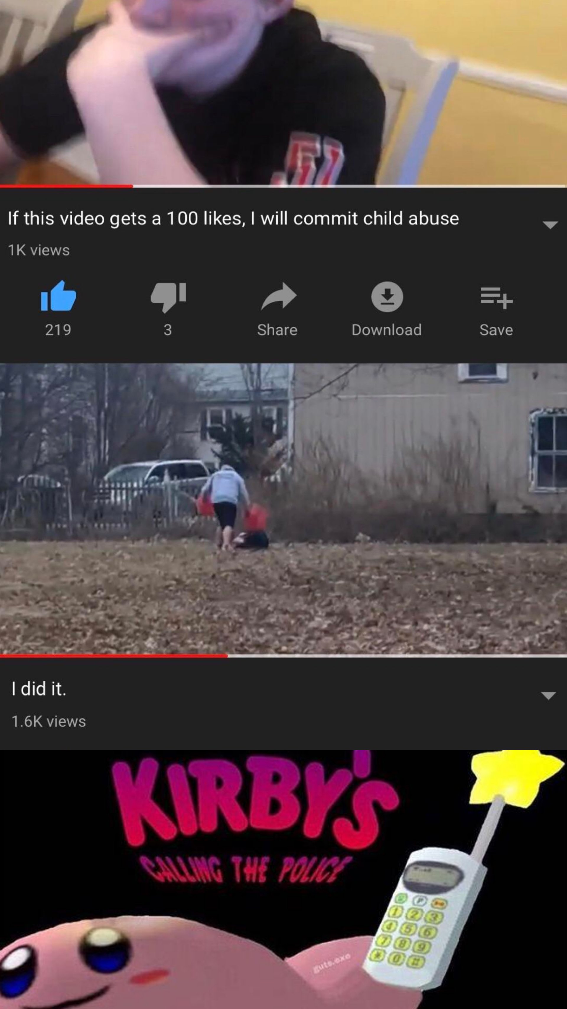 Need Kirby's calling the police MemeTemplatesOfficial