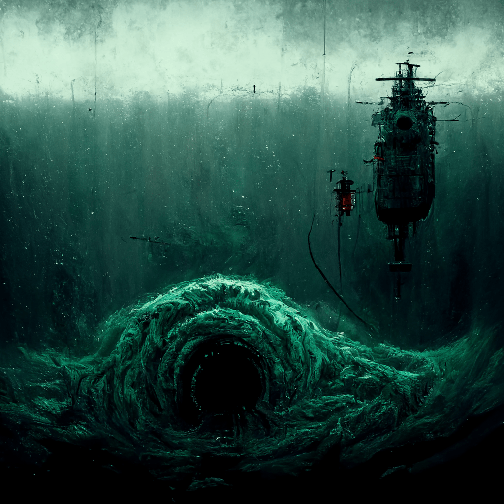 AI generated artwork using Midjourney (Tags Barotrauma, Submarine, Charybdis) r/Barotrauma