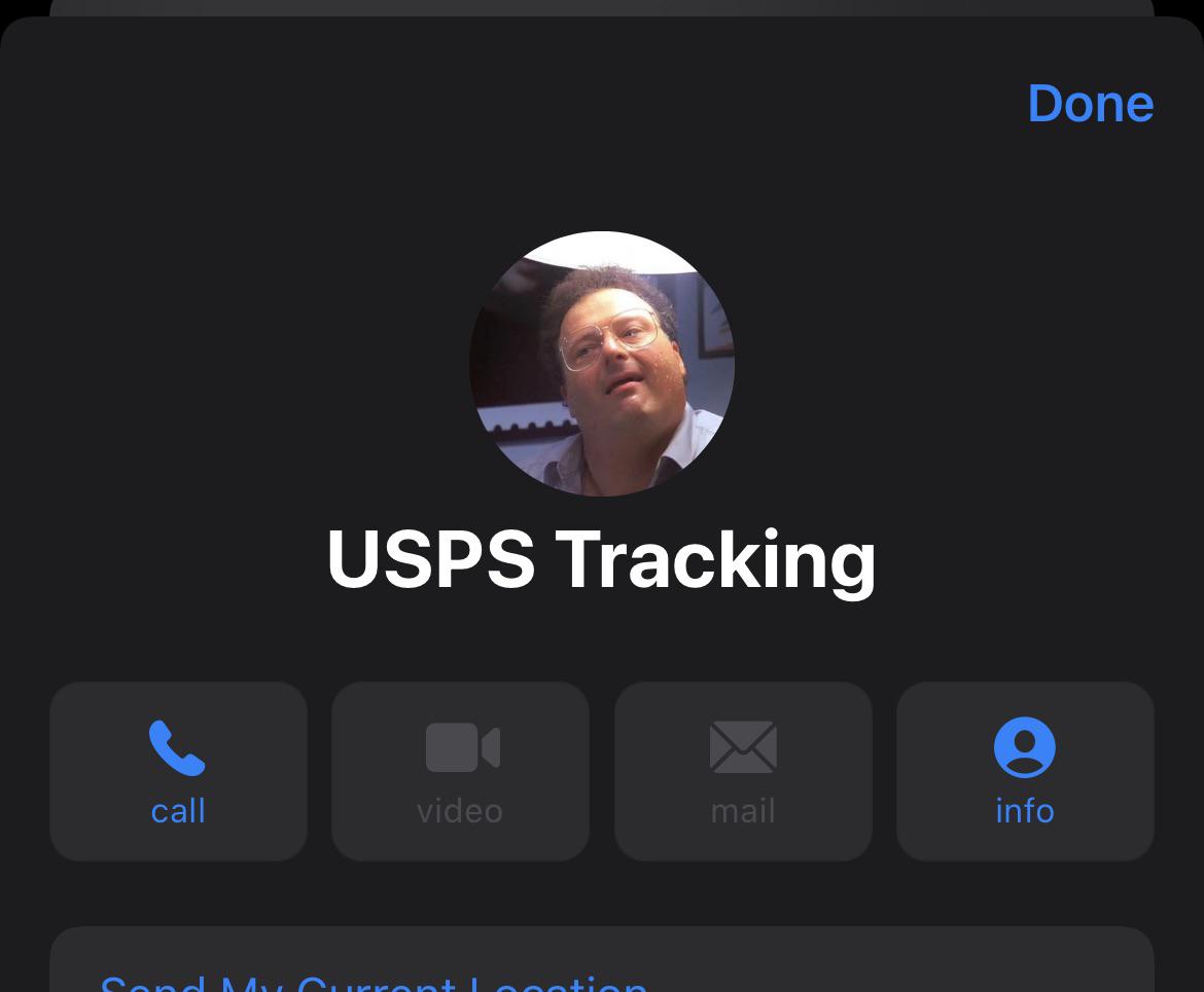 When I get post office package tracking updates, this is what I get to