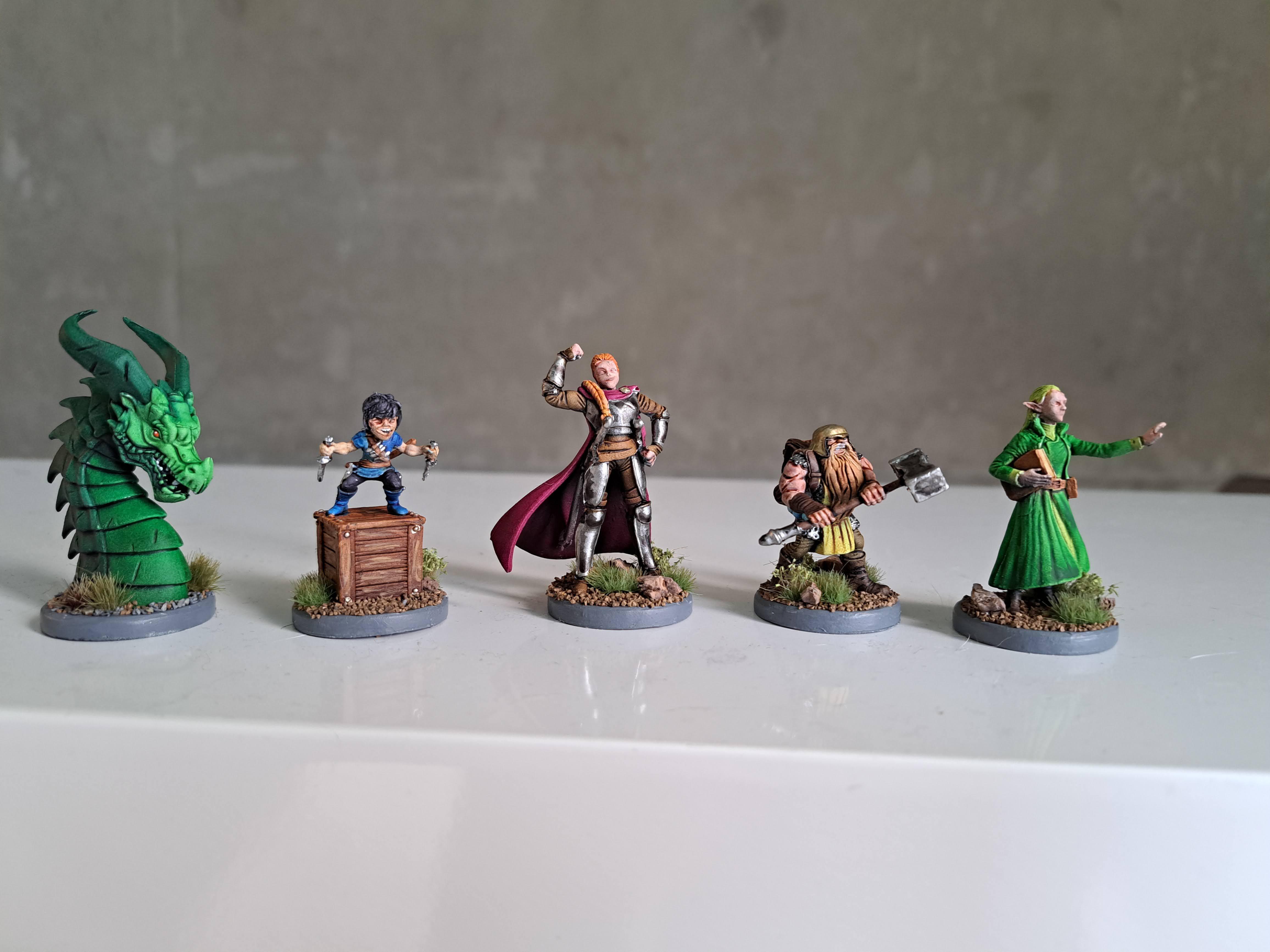 I finished painting the Clank Legacy miniatures ) r/minipainting