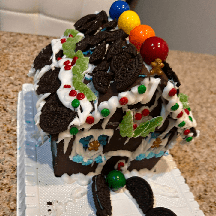 my Oreo gingerbread house 👍 r/teenagers