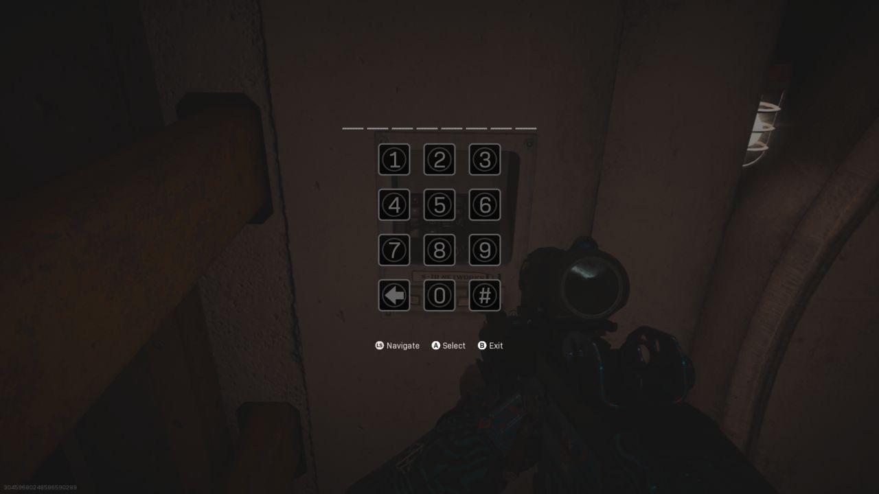 Call of Duty Warzone Bunker code. This is after the first door that