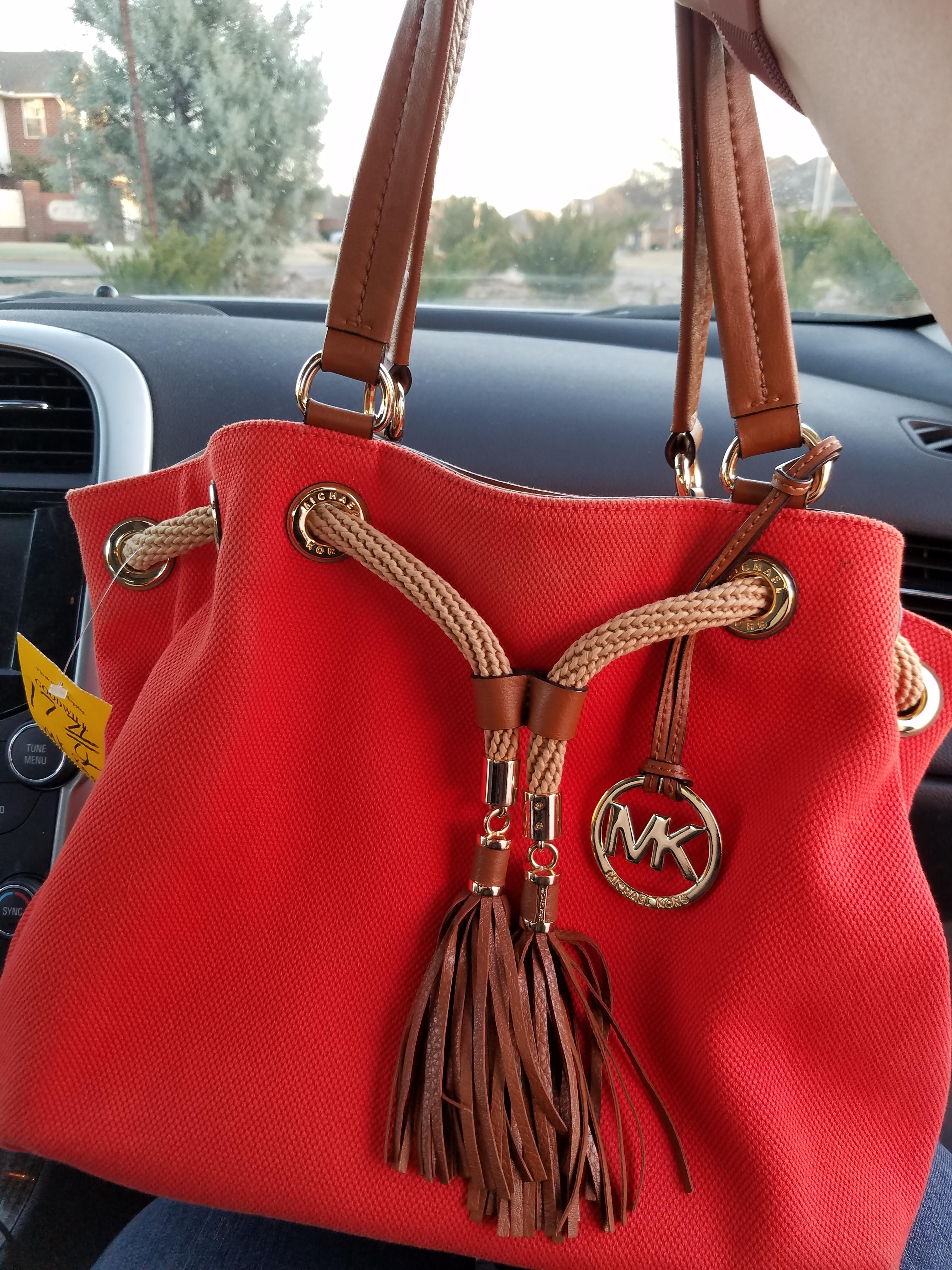 Got a like new Michael Kors bag at Goodwill for 17.71! r