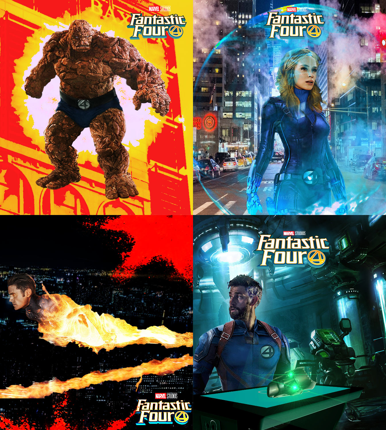 Full MCU F4 posters! Please Marvel, something like this one day