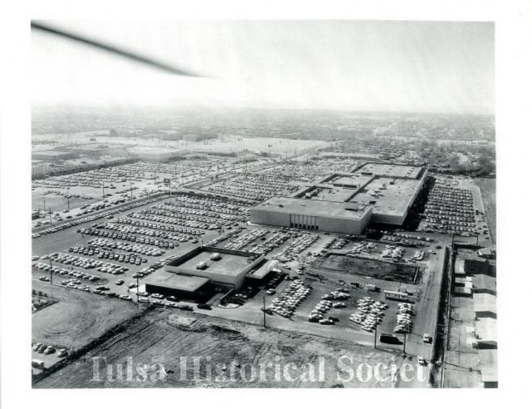 Aerial photo of South roads mall in 1967 the year the mall opened! Is