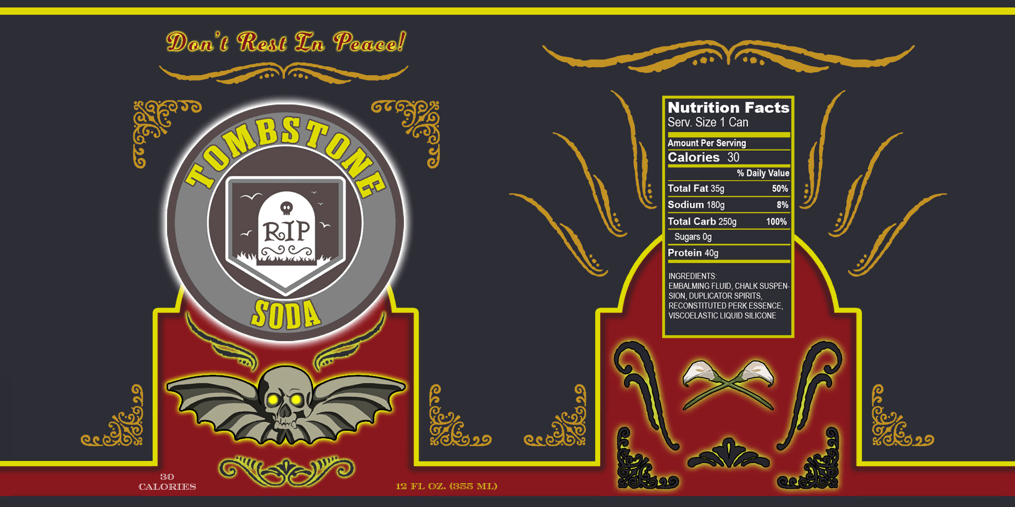 Perk A Cola Labels Printable