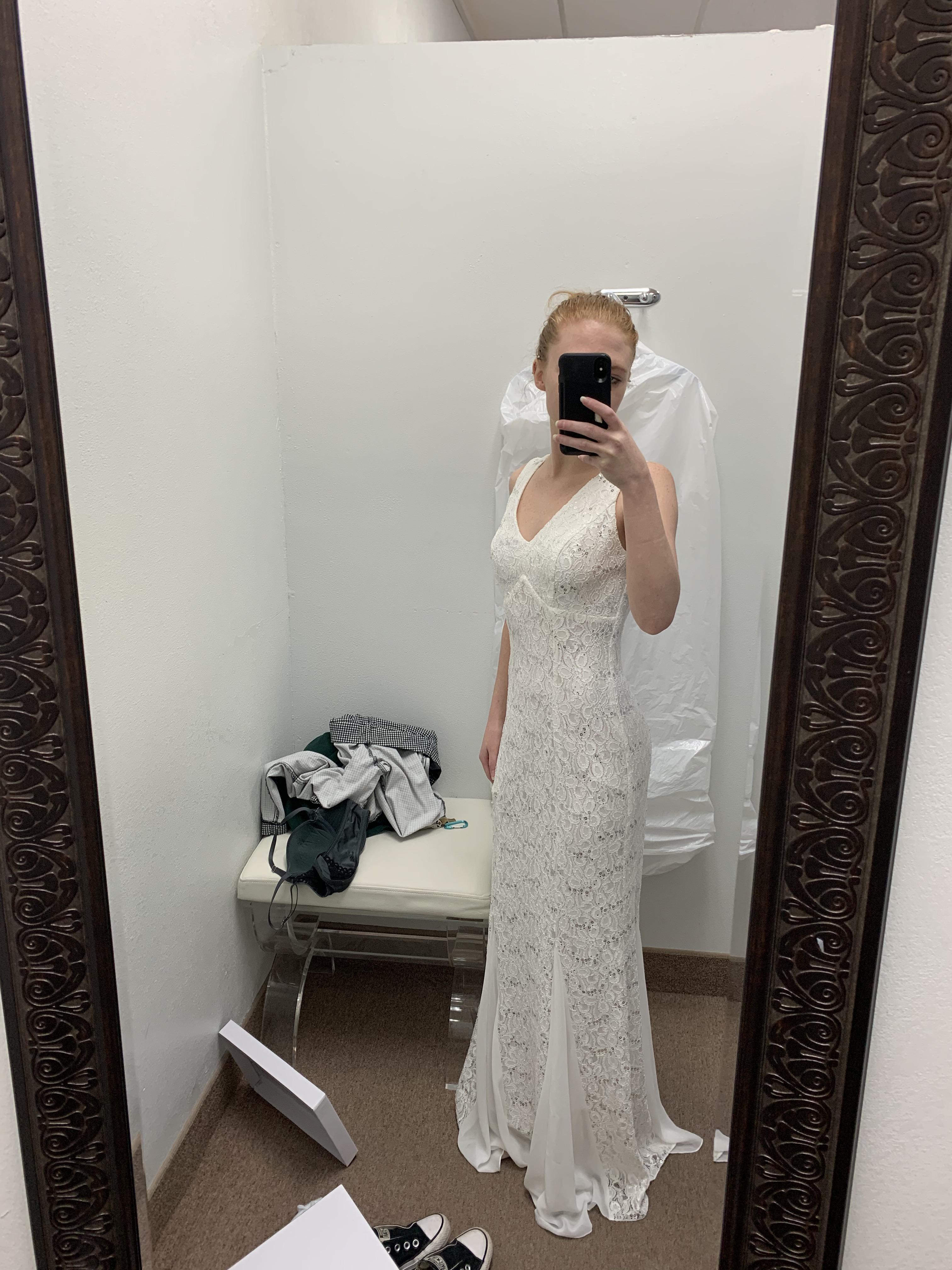 Last minute decided to get my dress tailored. We are 11 days from our date! r/wedding