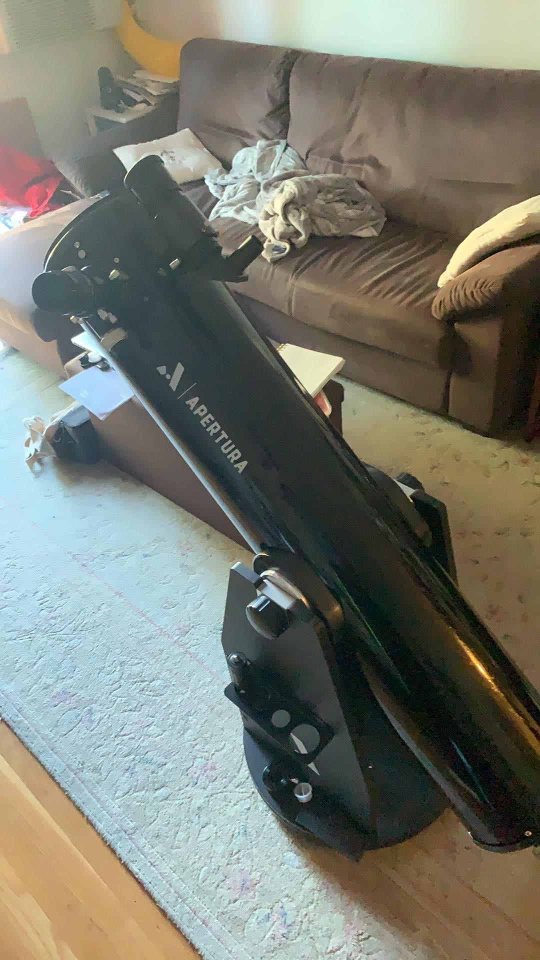 First scope, 8 in Dob can’t wait to use this beast : r/telescopes