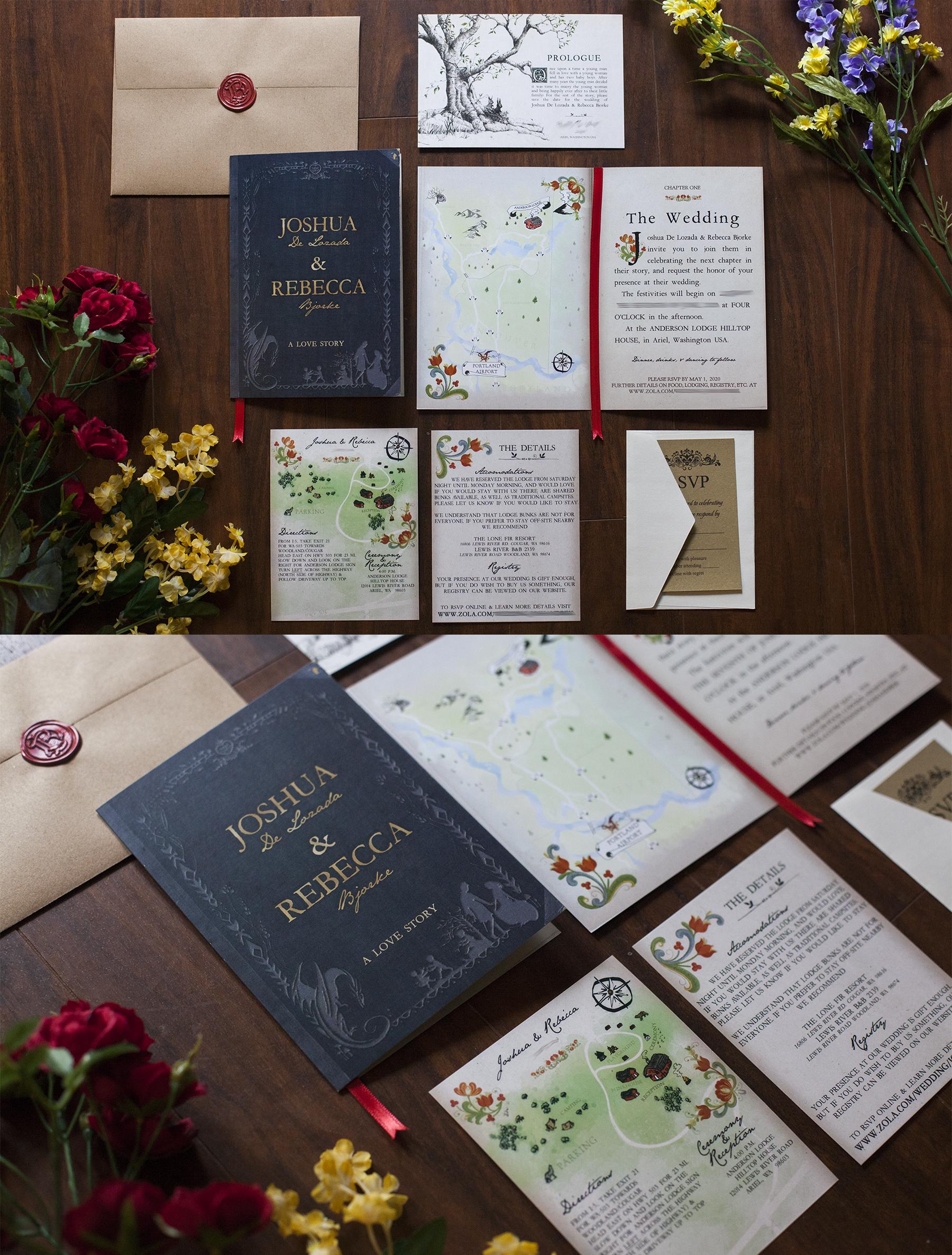 Finally finished all these DIY invitations! Thank you Amazon