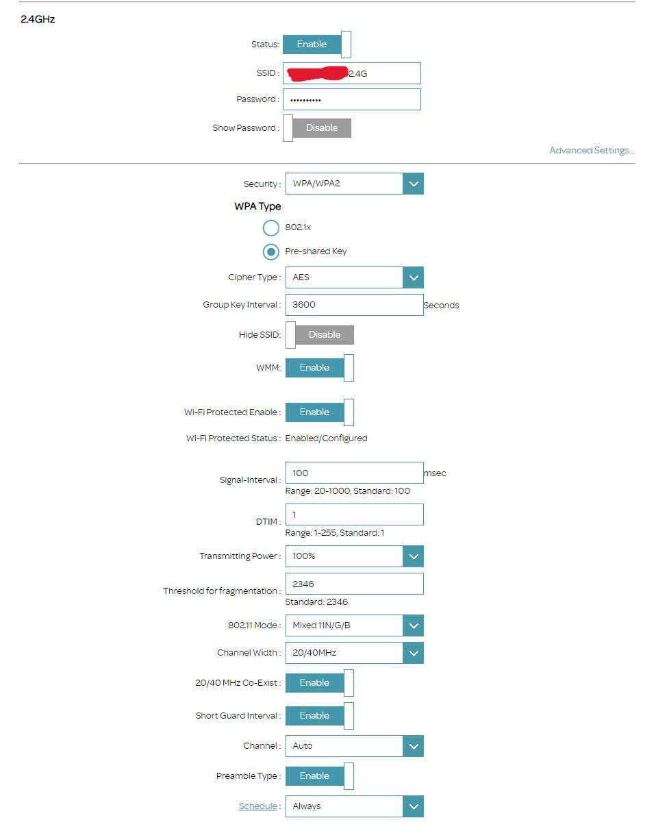Is there something wrong with my wifi setting? I have two routers on