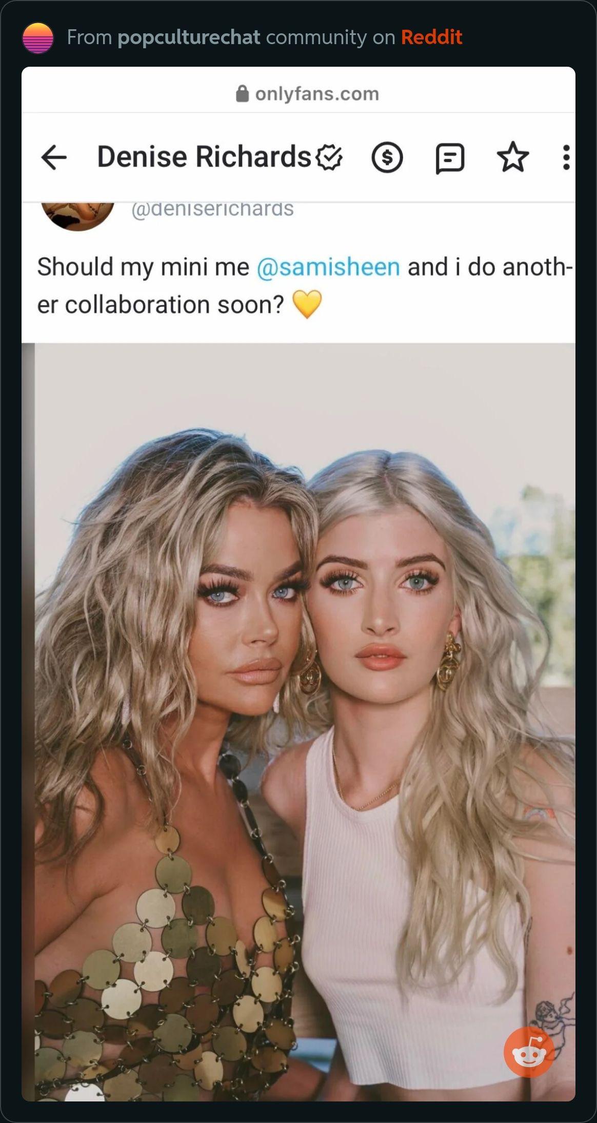 denise and her daughter releasing onlyfans collab : BravoRealHousewives