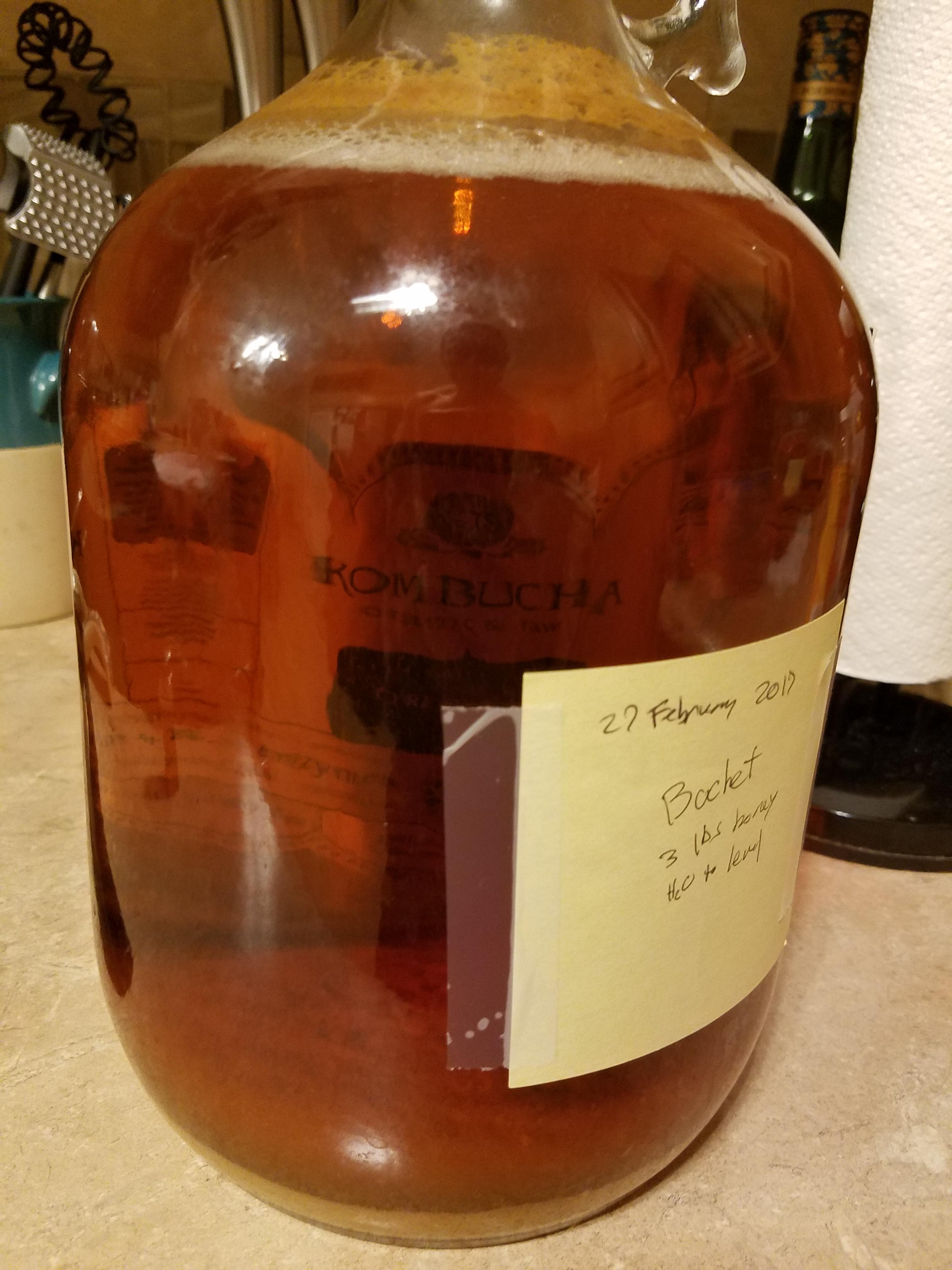 Bochet in primary, crazy clear, still bubbling. Normal? Anything