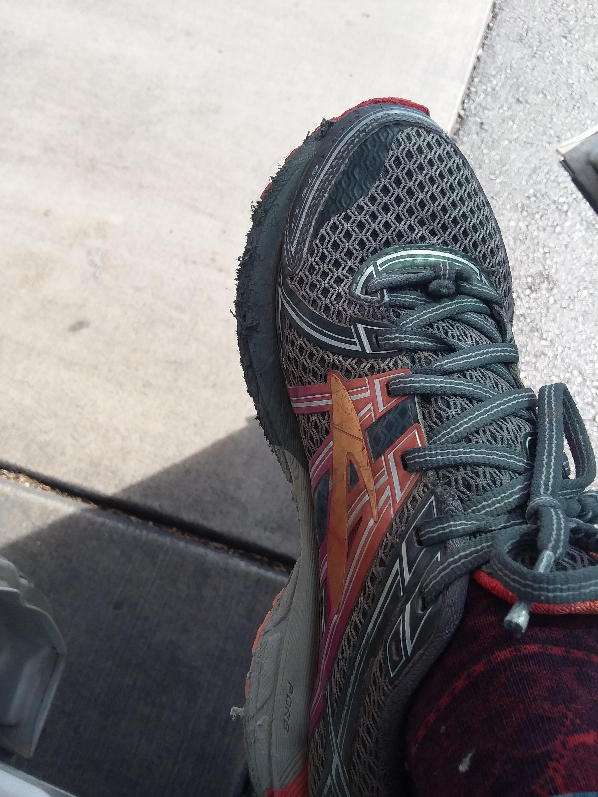 We lost track of the trail in Hawaii. This is what lava rocks do to