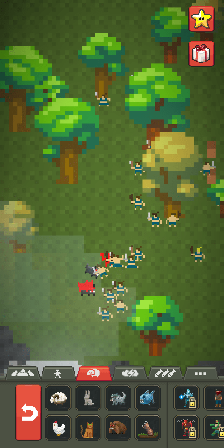 How do king look like in game and how people (villagers ) choose him