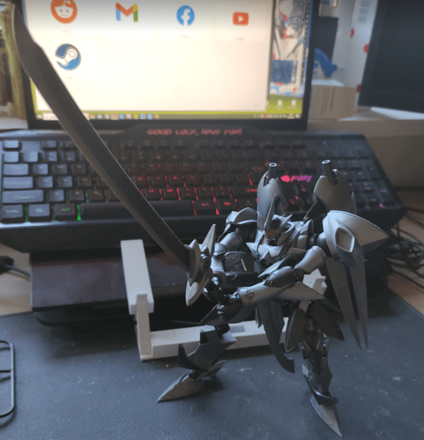 Valimar the Ashen Knight model kit assembled! : r/Falcom