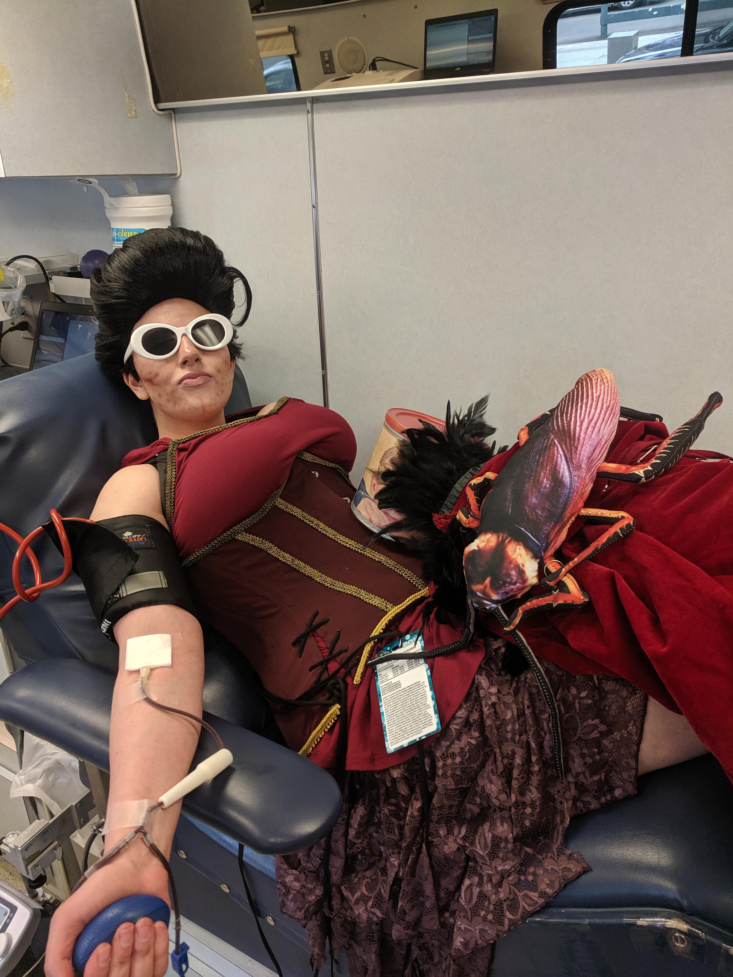 Final Pam is terrifying, but she also gives blood on the way to Comic