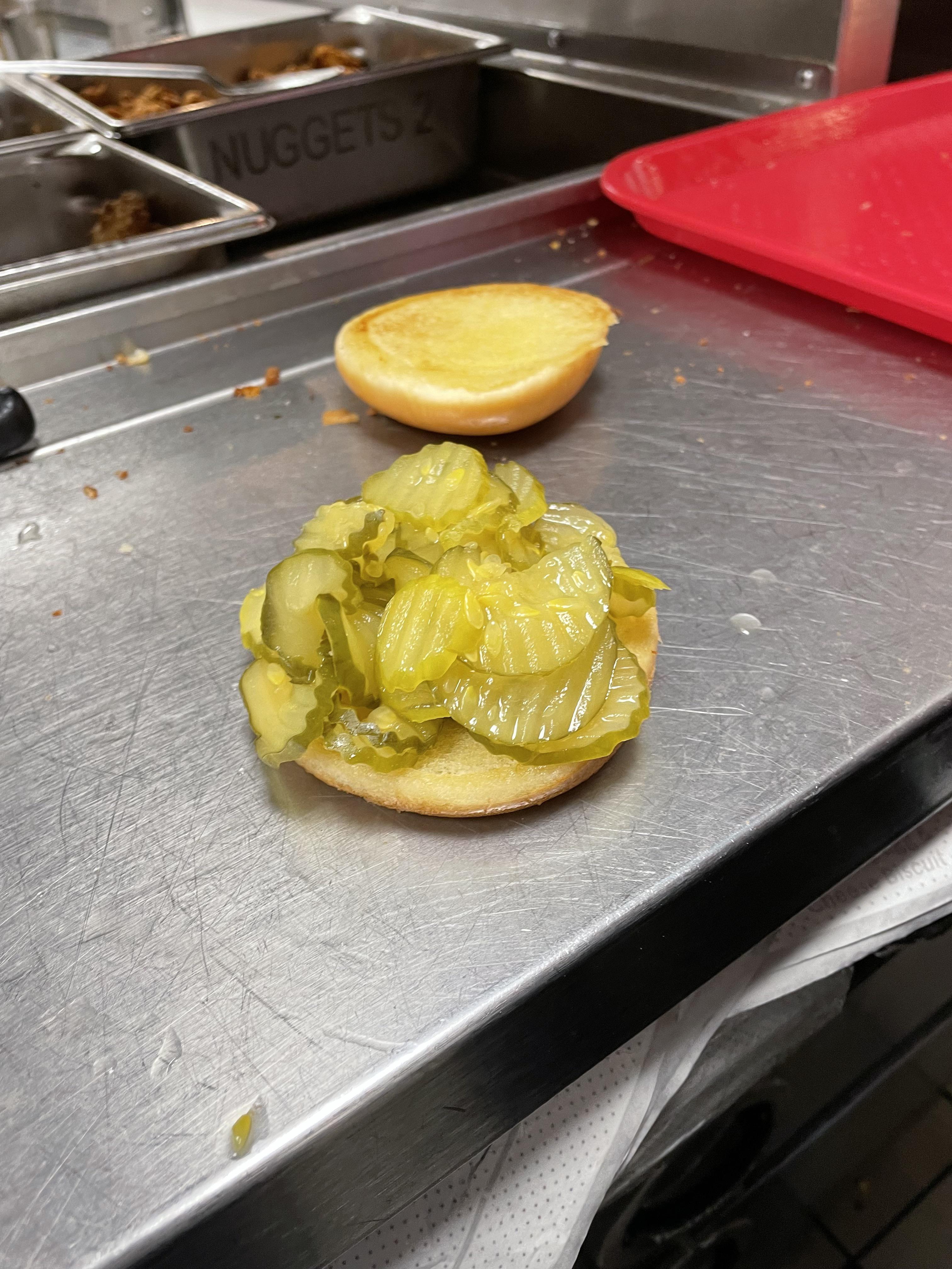 Enough pickles ?¿ r/ChickFilAWorkers