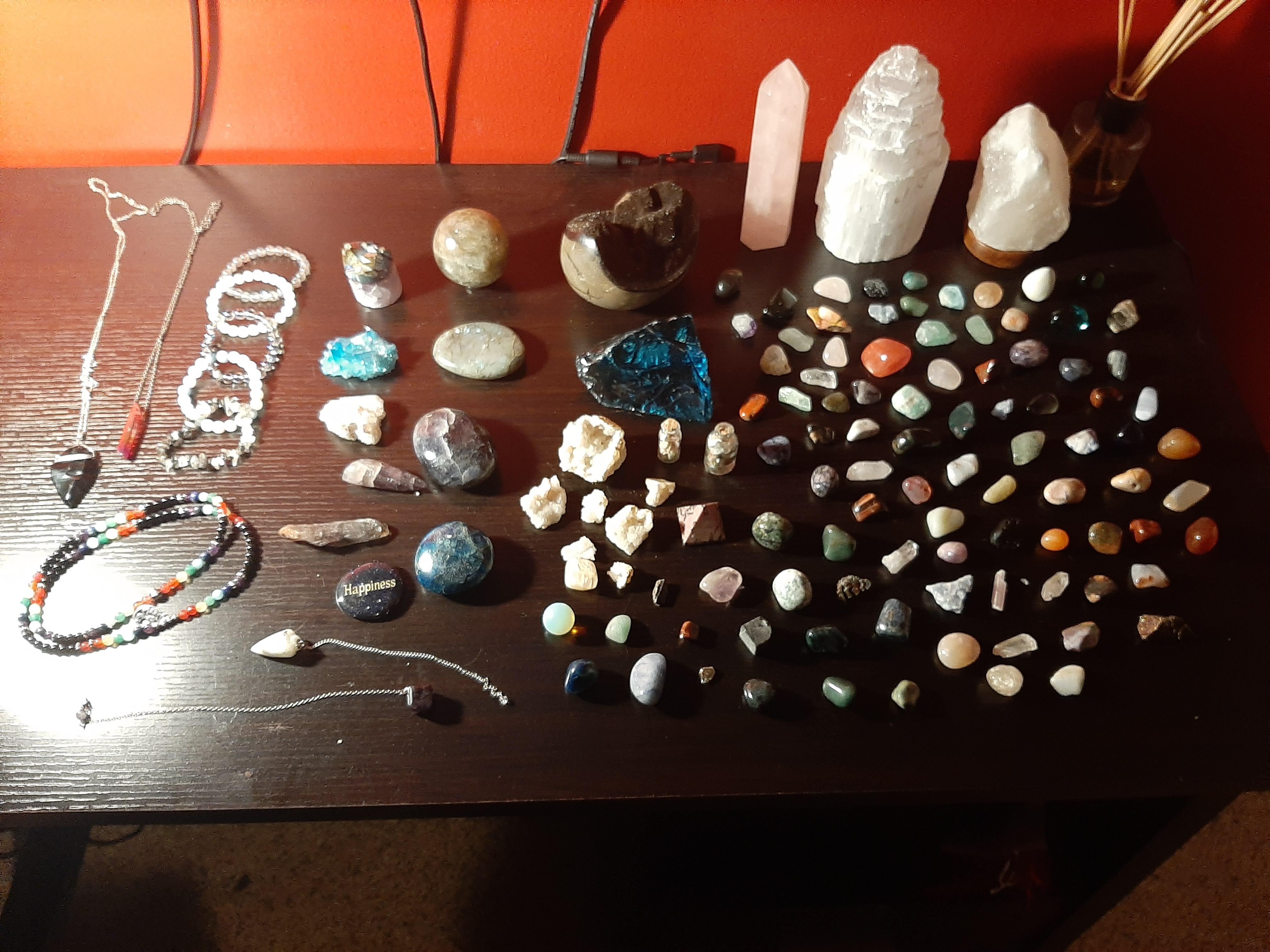 My crystal collection ) r/Crystals