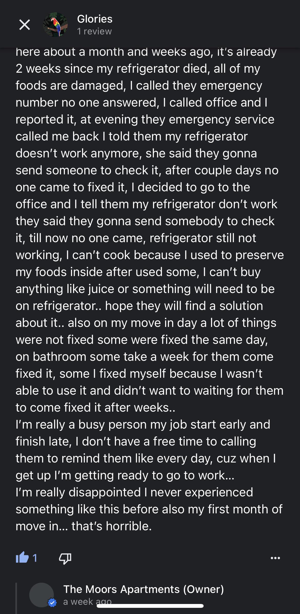 Is this legal? This is at the moors apartments at 3675 Crossridge Ln