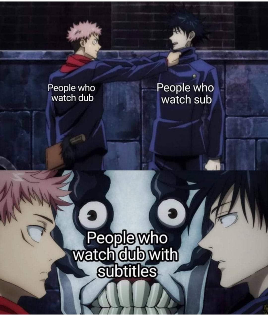 English dub with Japanese subtitles r/spacefrogs