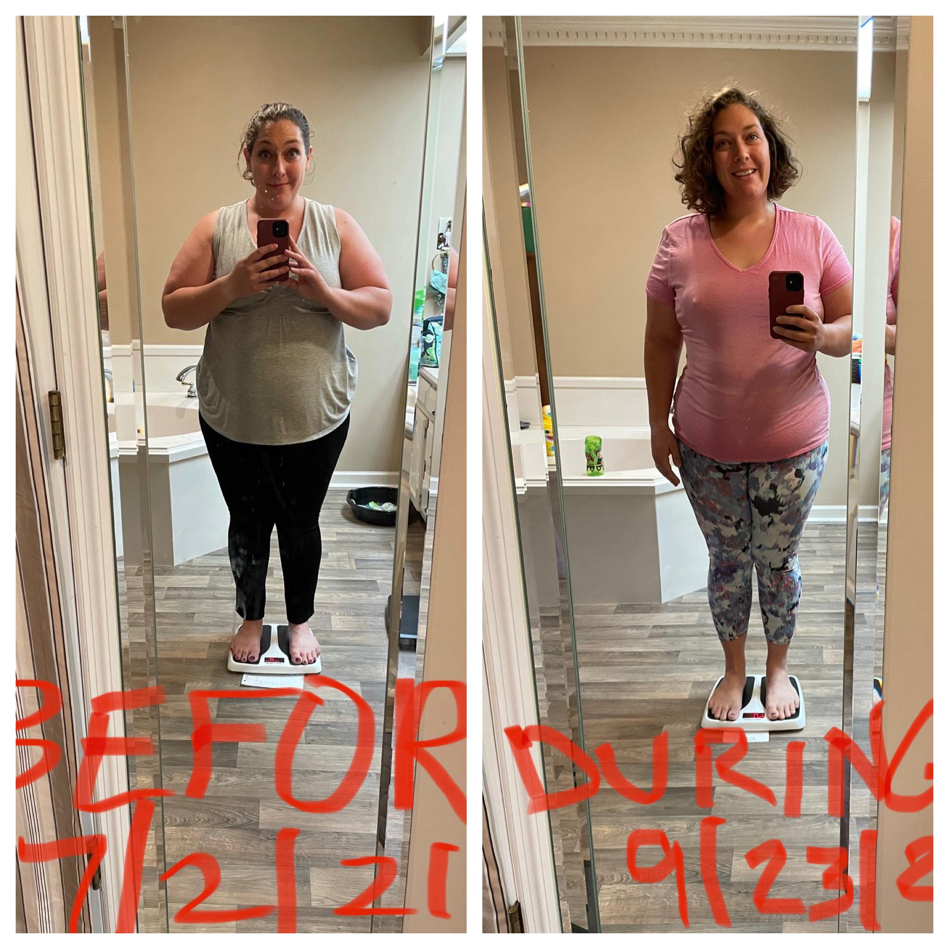 Down 25 lbs in 2.5 months on weight loss journey, def not done. 255