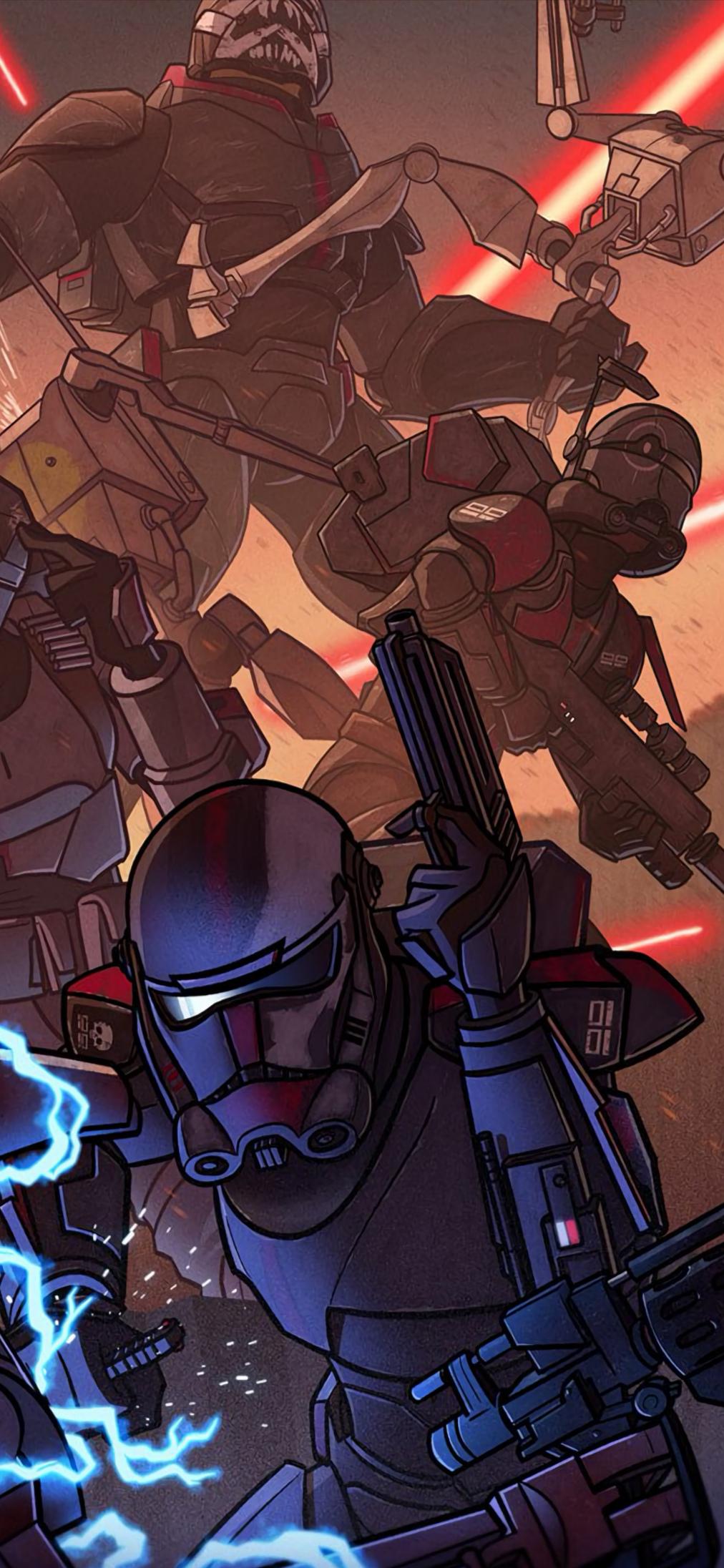 Star Wars, The Bad Batch wallpaper (Joe Hogan) [1012x2192] r