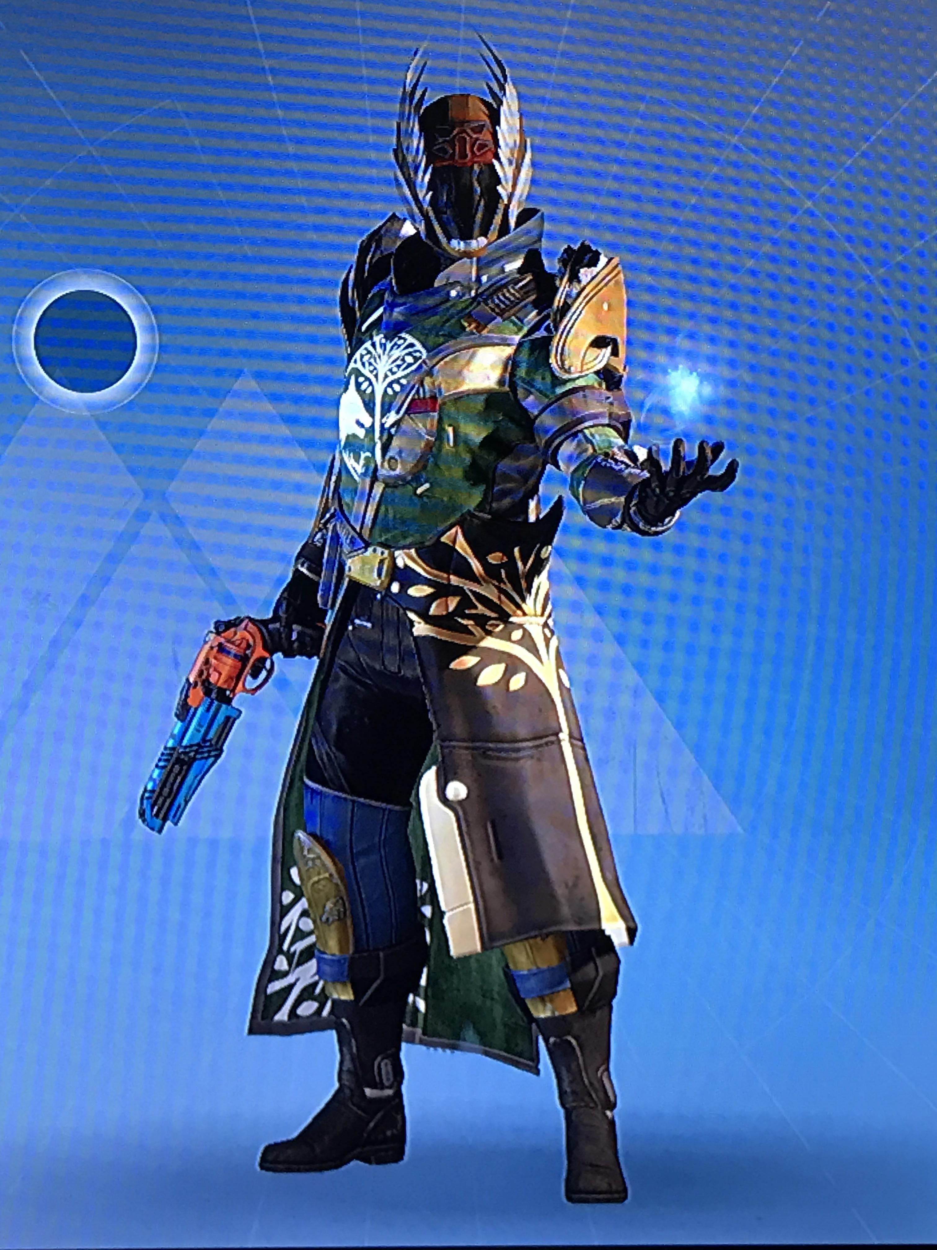 My warlock in all Iron banner +exotic For D1's Final Iron Banner. r