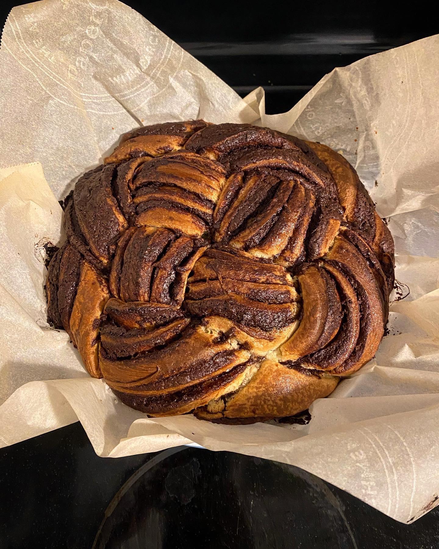 Chocolate babka I made! r/FoodPorn