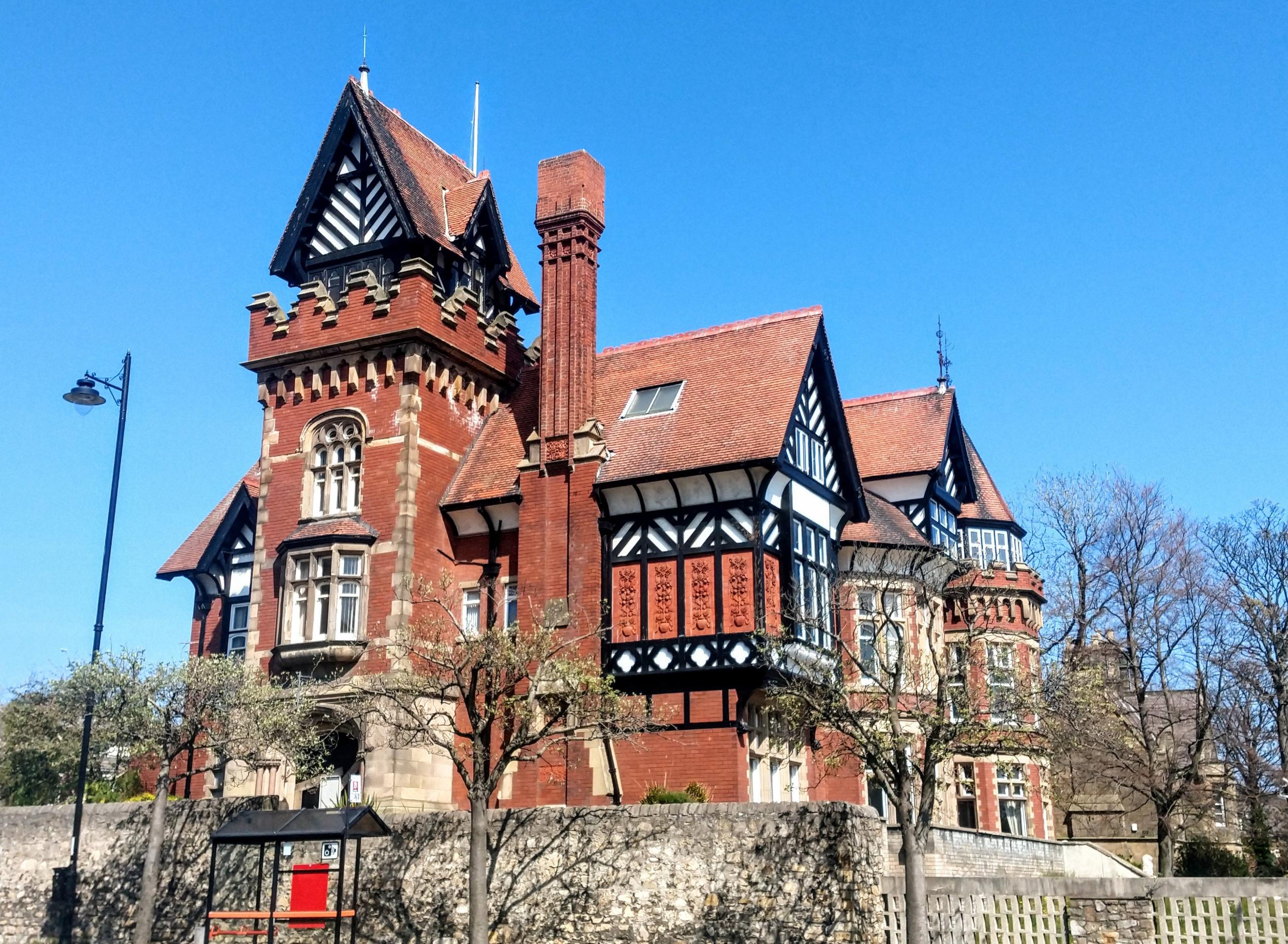 Sunderland, UK. This old school building is up for sale at the moment