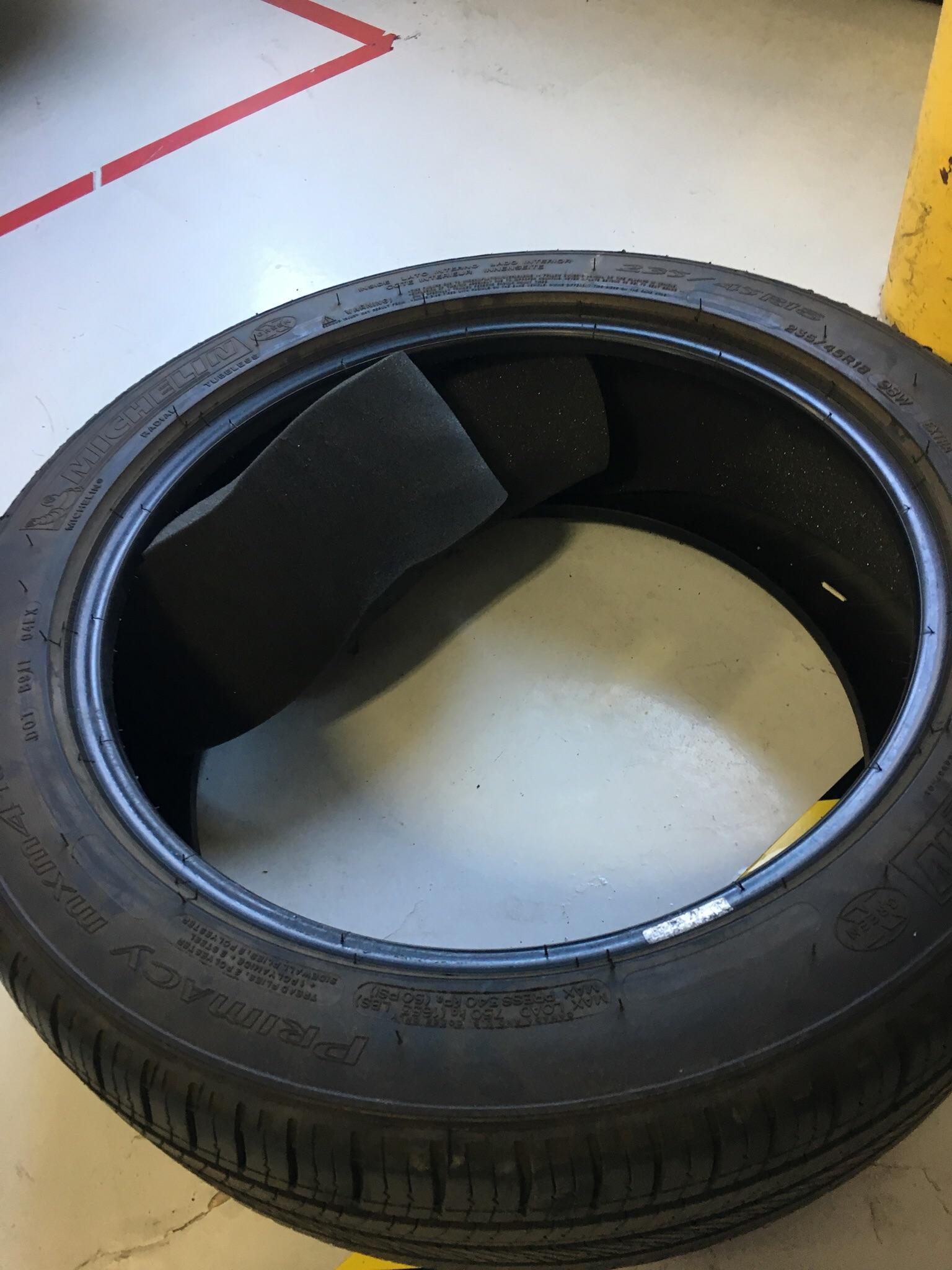 Tires out of balance? Check the foam. r/teslamotors